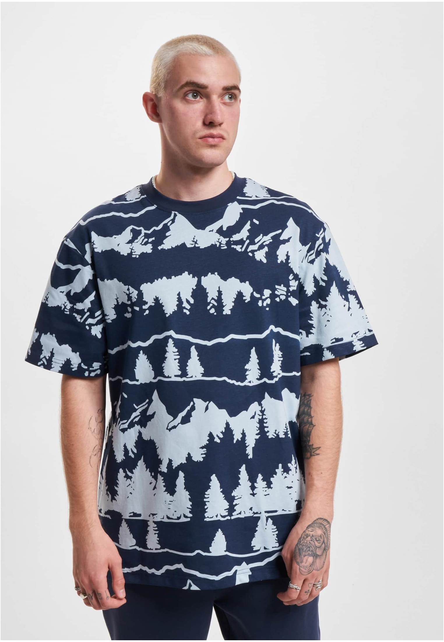Just Rhyse Snow Tshirt navy XXL - workoutbrands.com