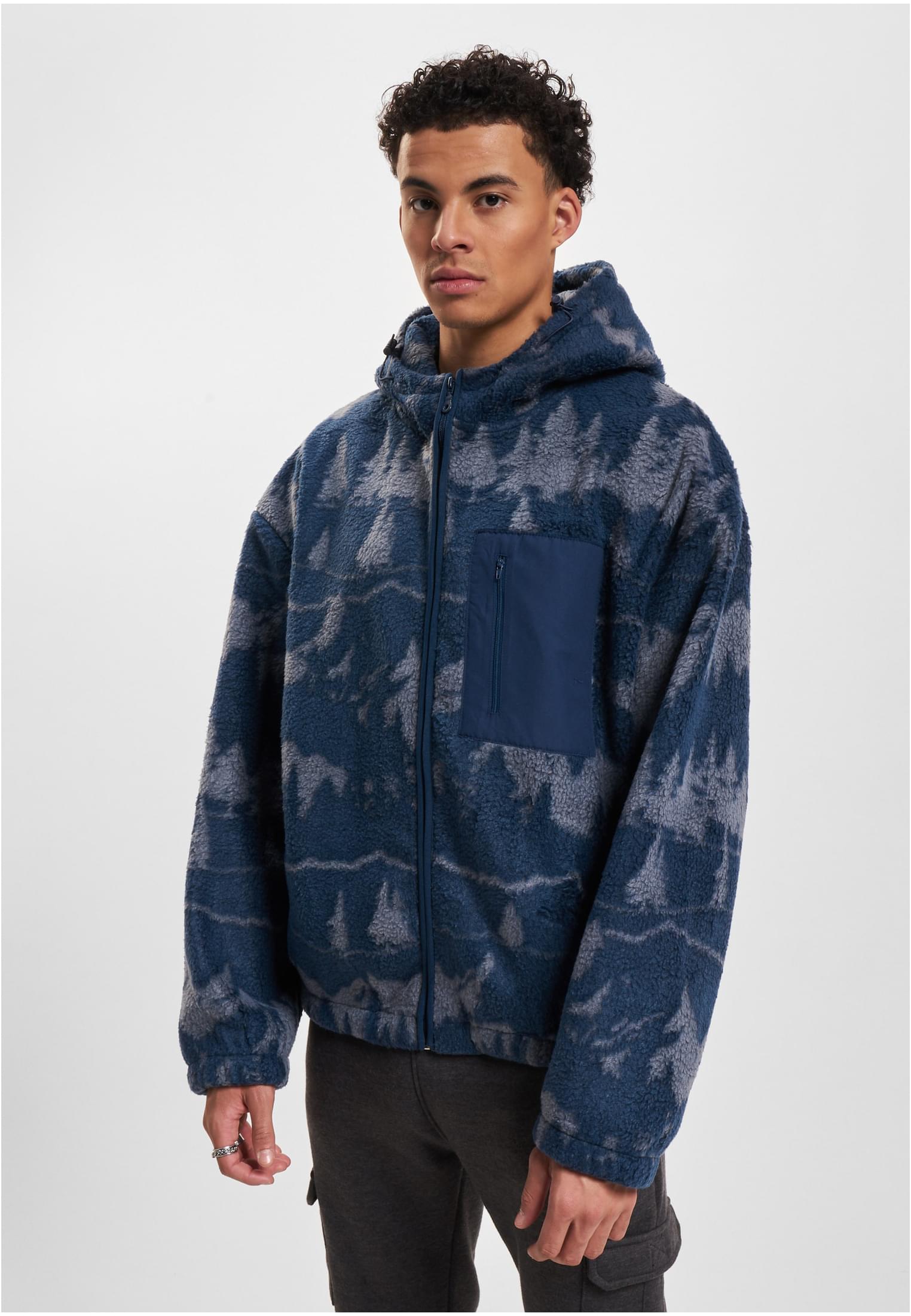 Just Rhyse Snow Zip Hoody navy XXL - workoutbrands.com