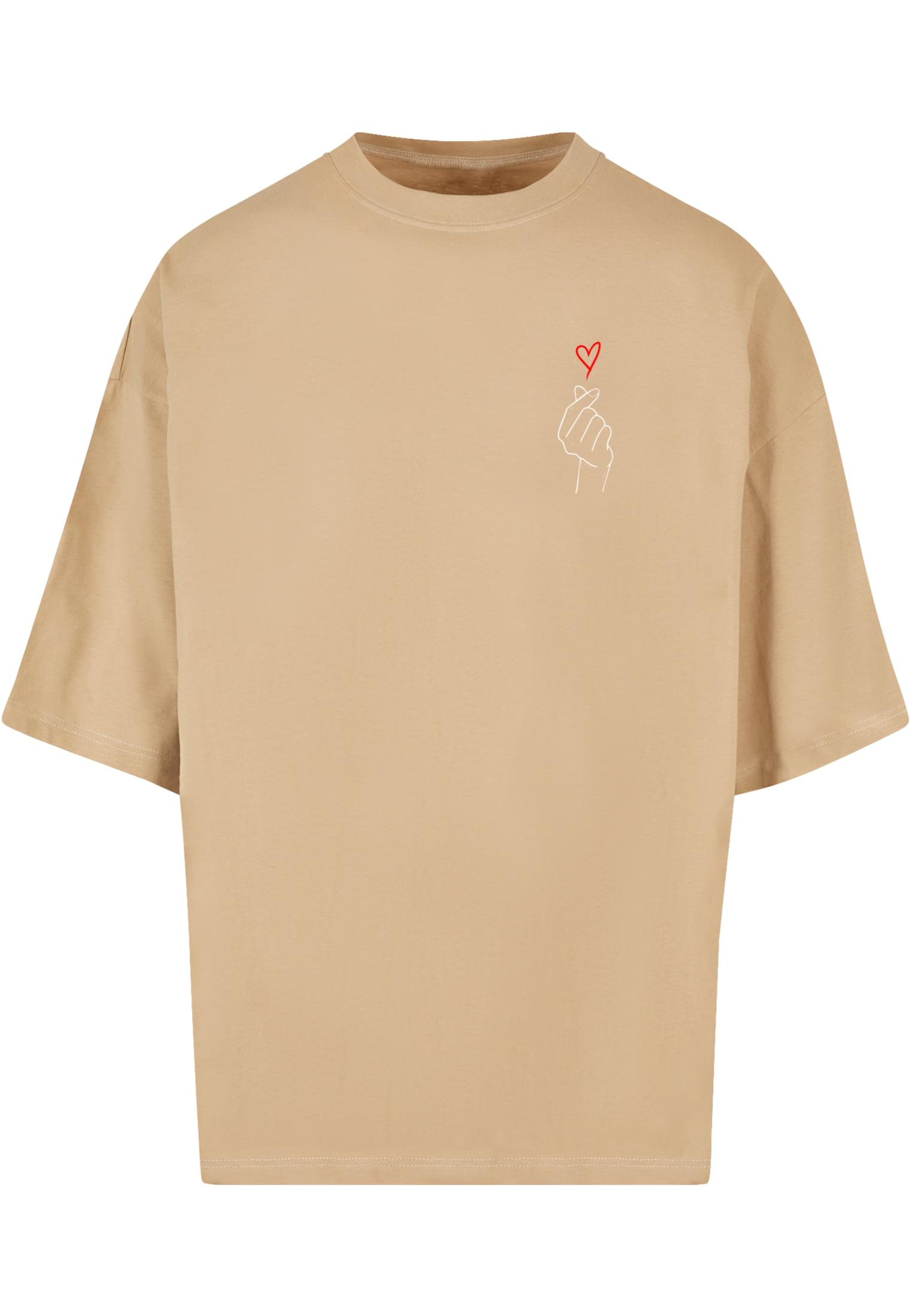 K Heart Huge Tee unionbeige XS - workoutbrands.com