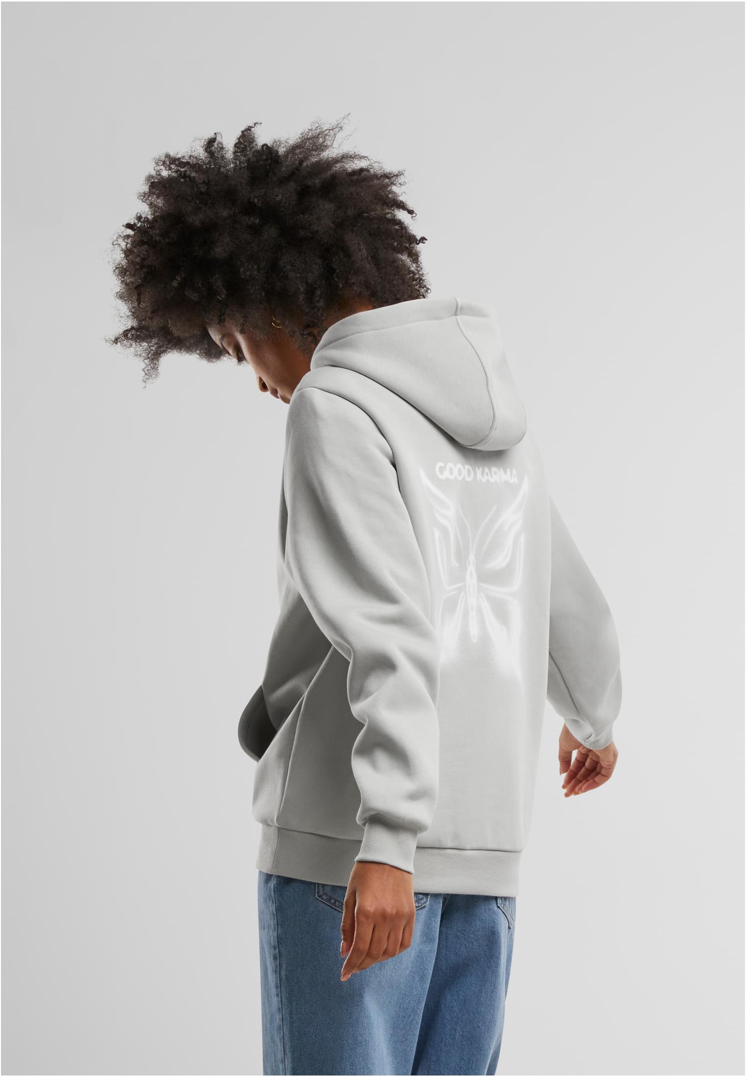 Karma Butterfly Ladies Fluffy Hoody softpink XXL - workoutbrands.com