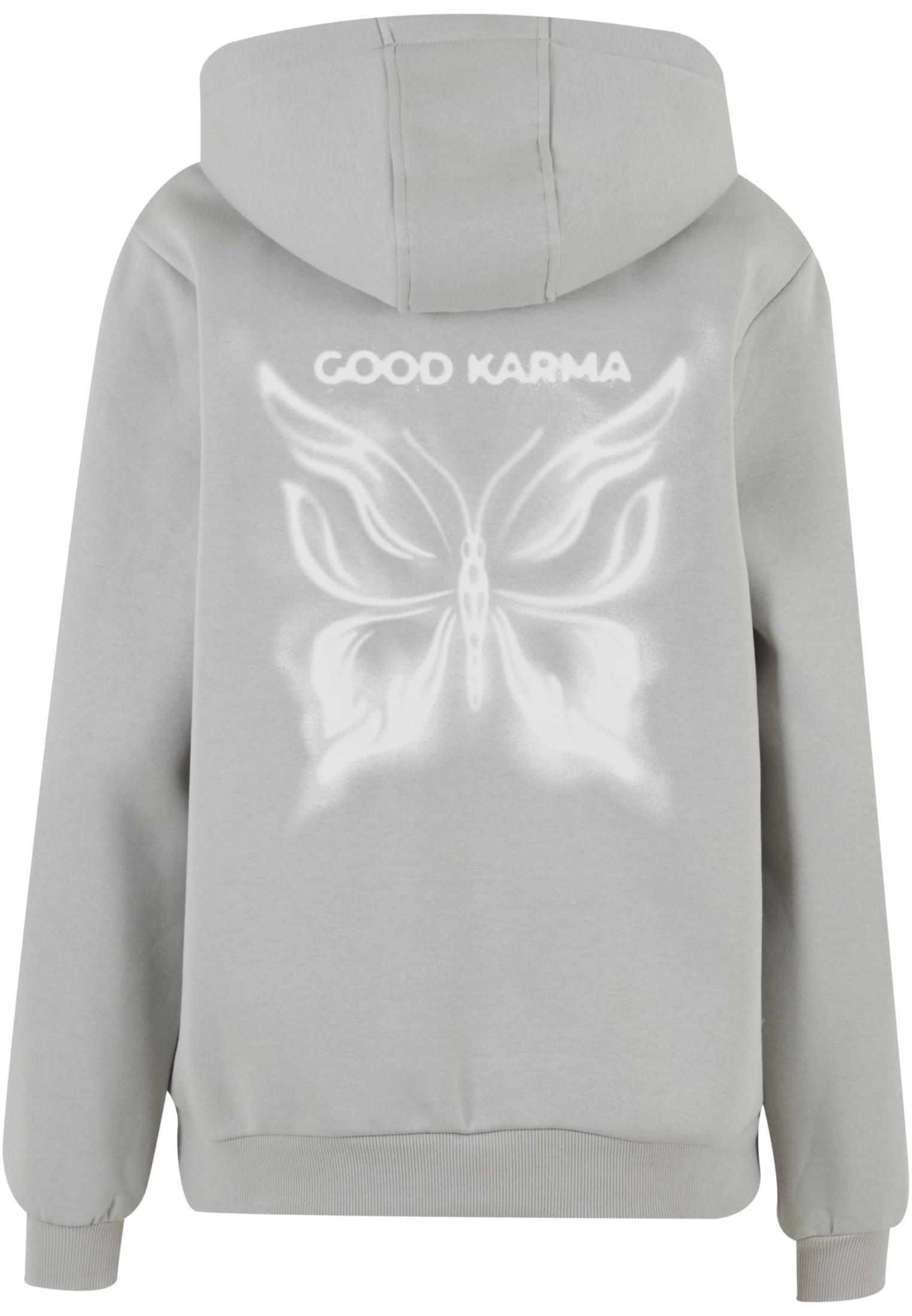 Karma Butterfly Ladies Fluffy Hoody softpink XXL - workoutbrands.com