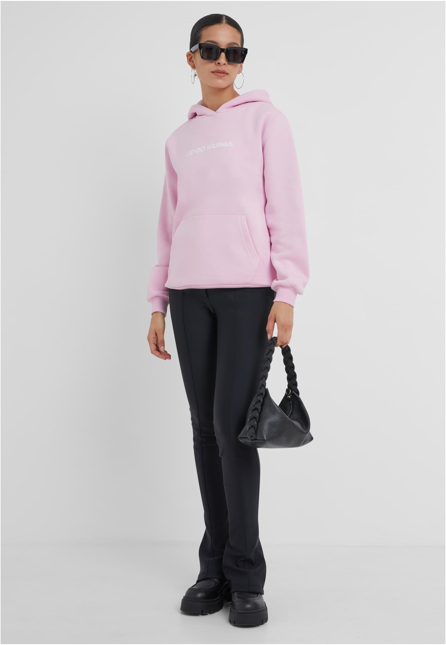 Karma Butterfly Ladies Fluffy Hoody softpink XXL - workoutbrands.com