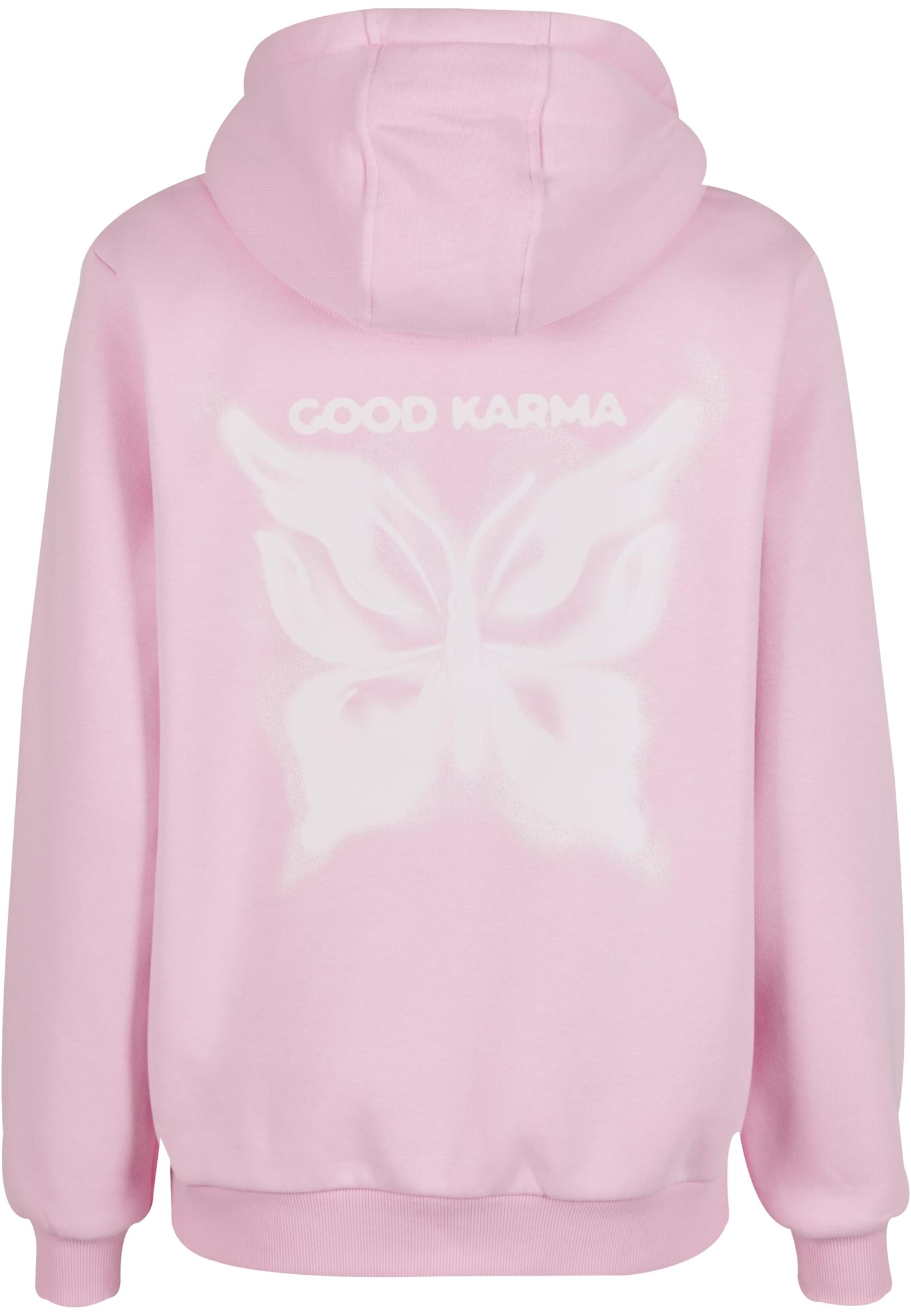 Karma Butterfly Ladies Fluffy Hoody softpink XXL - workoutbrands.com