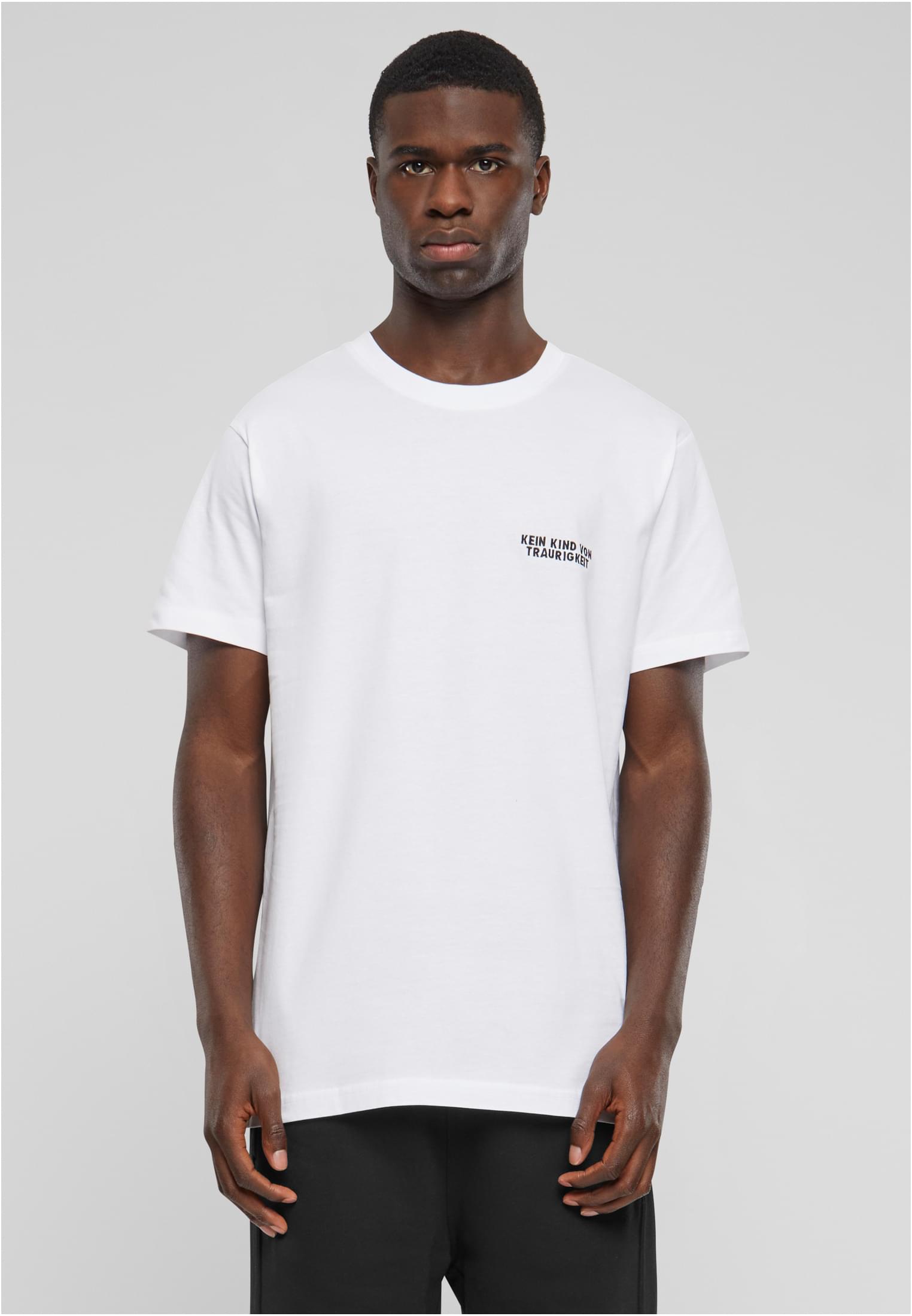 Kein Kind von Traurigkeit EMB Tee white XXL - workoutbrands.com