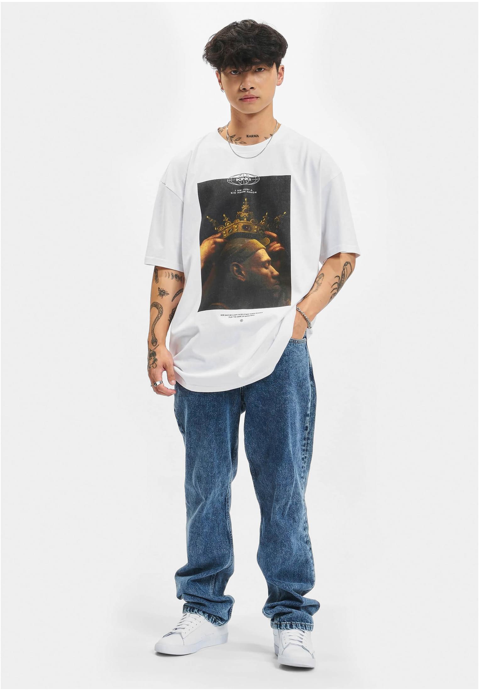 Kid from Akron Oversize Tee white XXL - workoutbrands.com