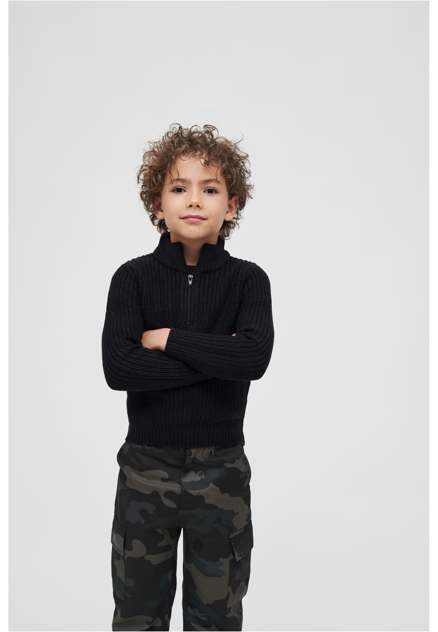 Kids Marine Troyer Pullover olive 170/176 - workoutbrands.com