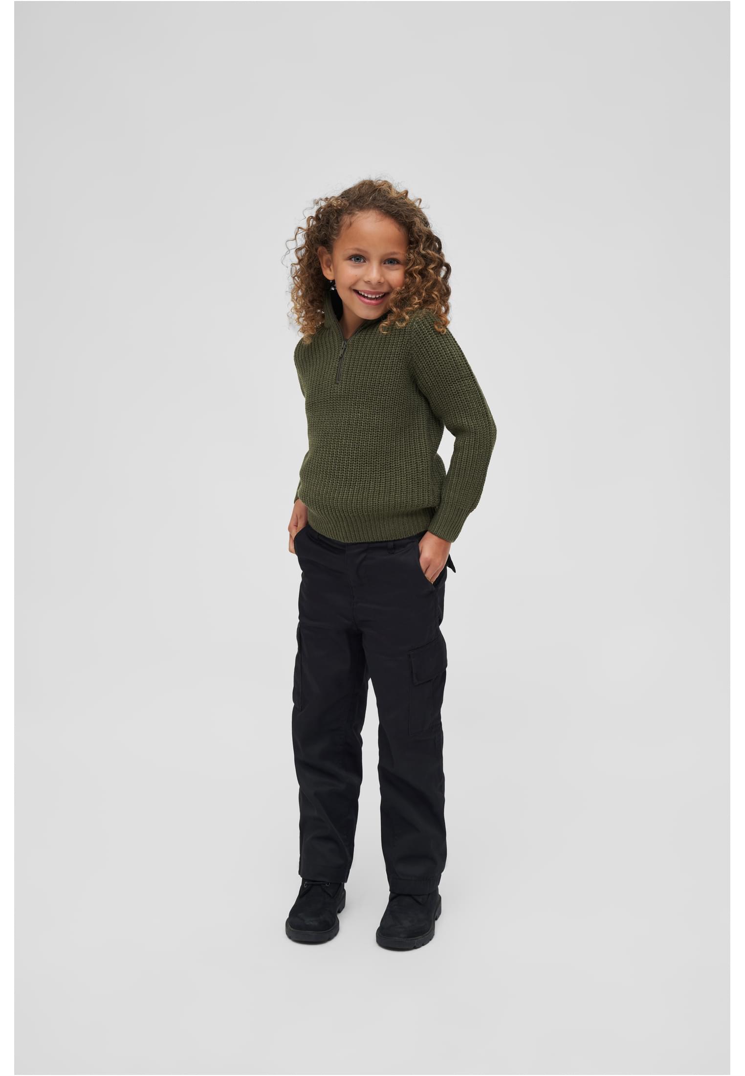 Kids Marine Troyer Pullover olive 170/176 - workoutbrands.com