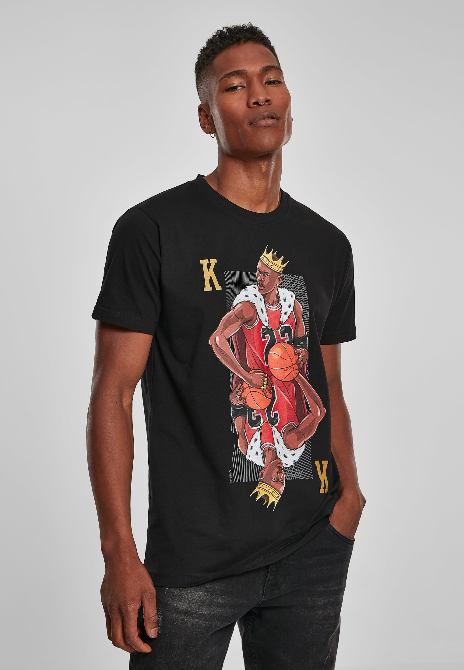 King Mike Tee black XXL - workoutbrands.com