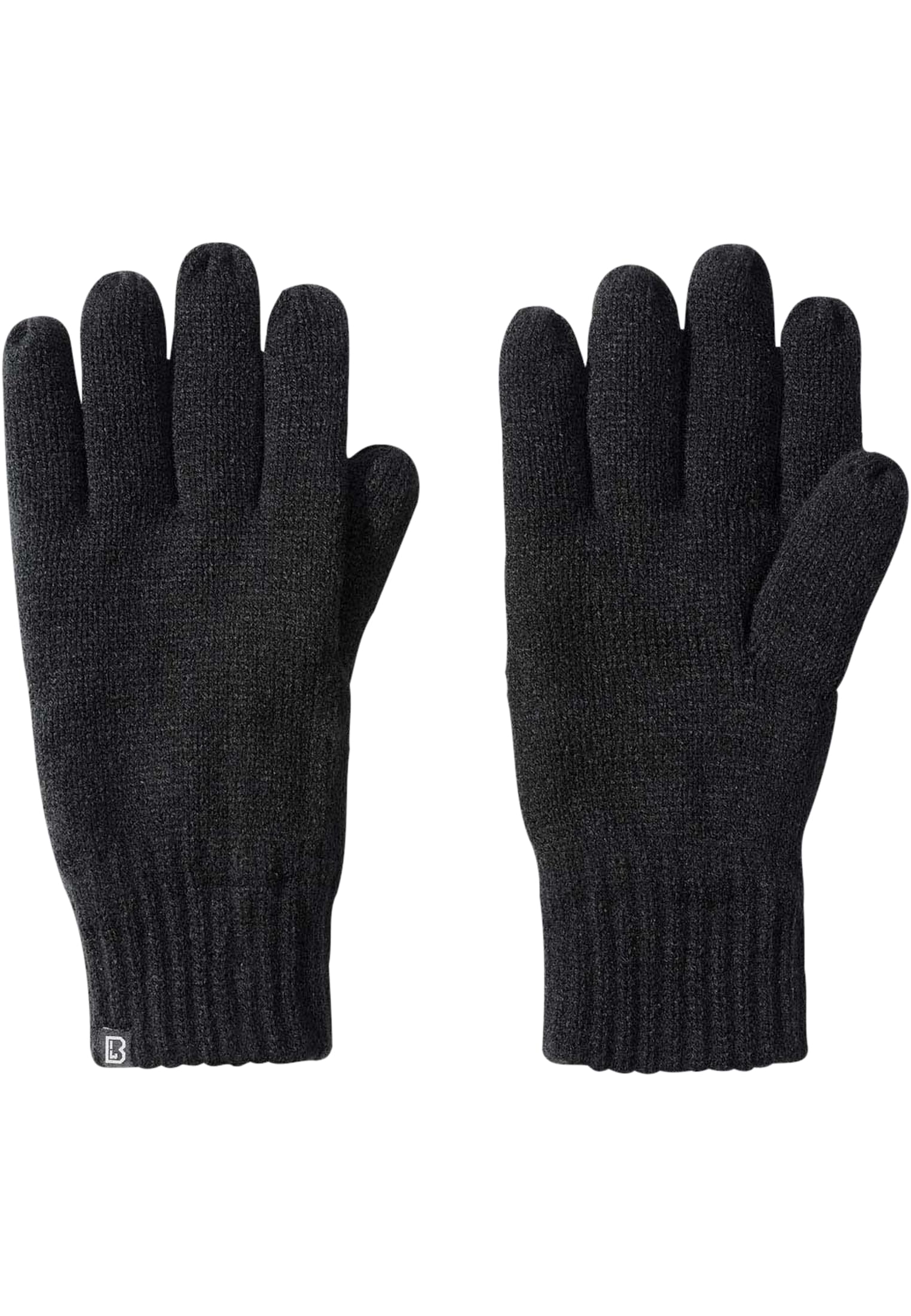 Knitted Gloves black M - workoutbrands.com