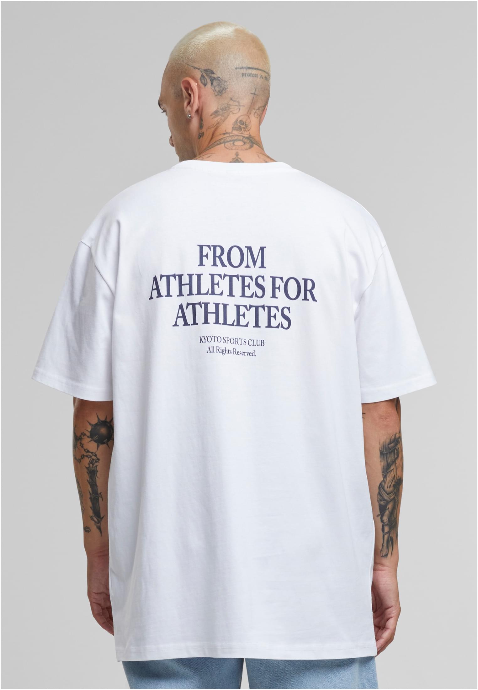Kyoto Sports Club Oversize Tee white XXL - workoutbrands.com