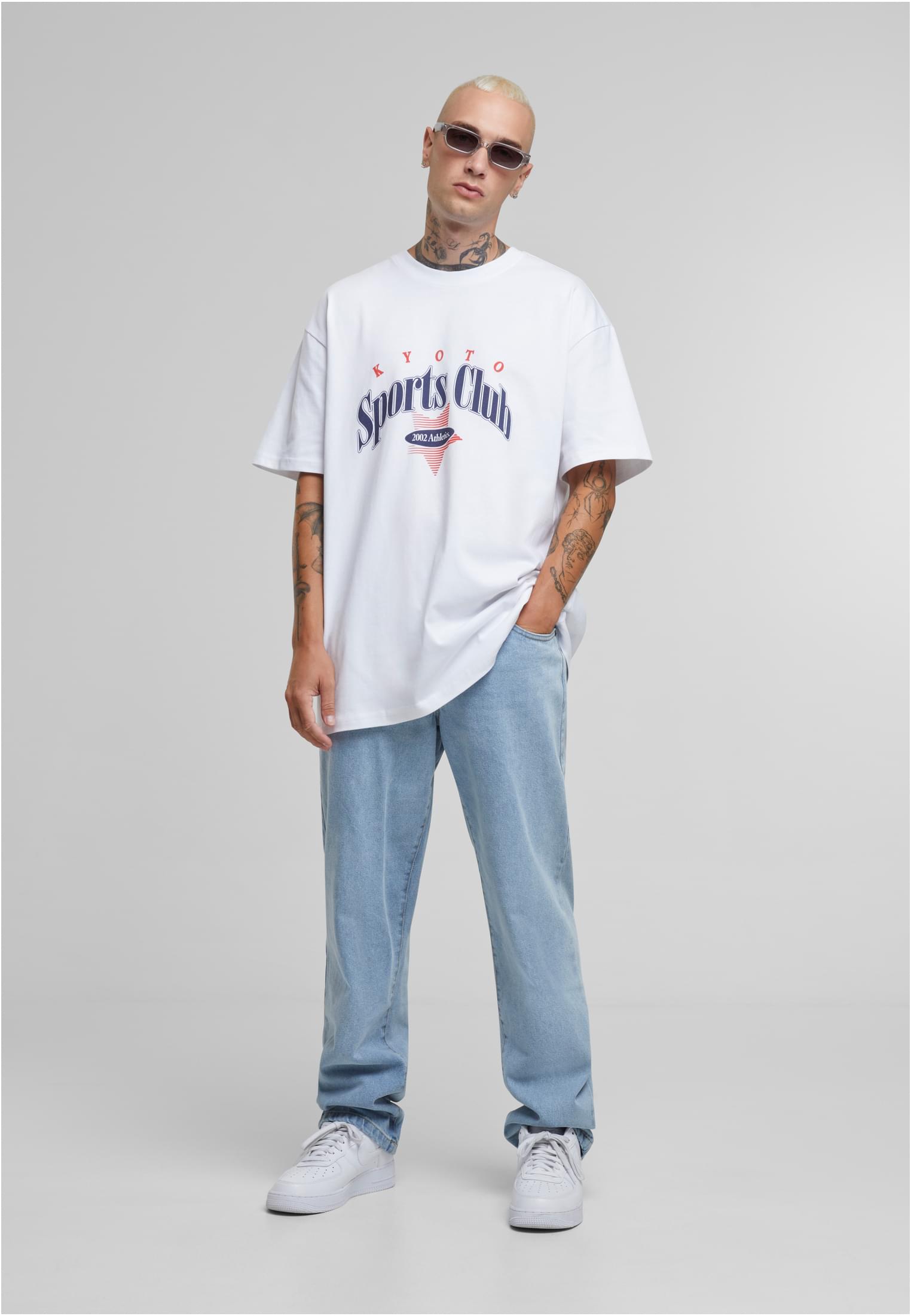 Kyoto Sports Club Oversize Tee white XXL - workoutbrands.com