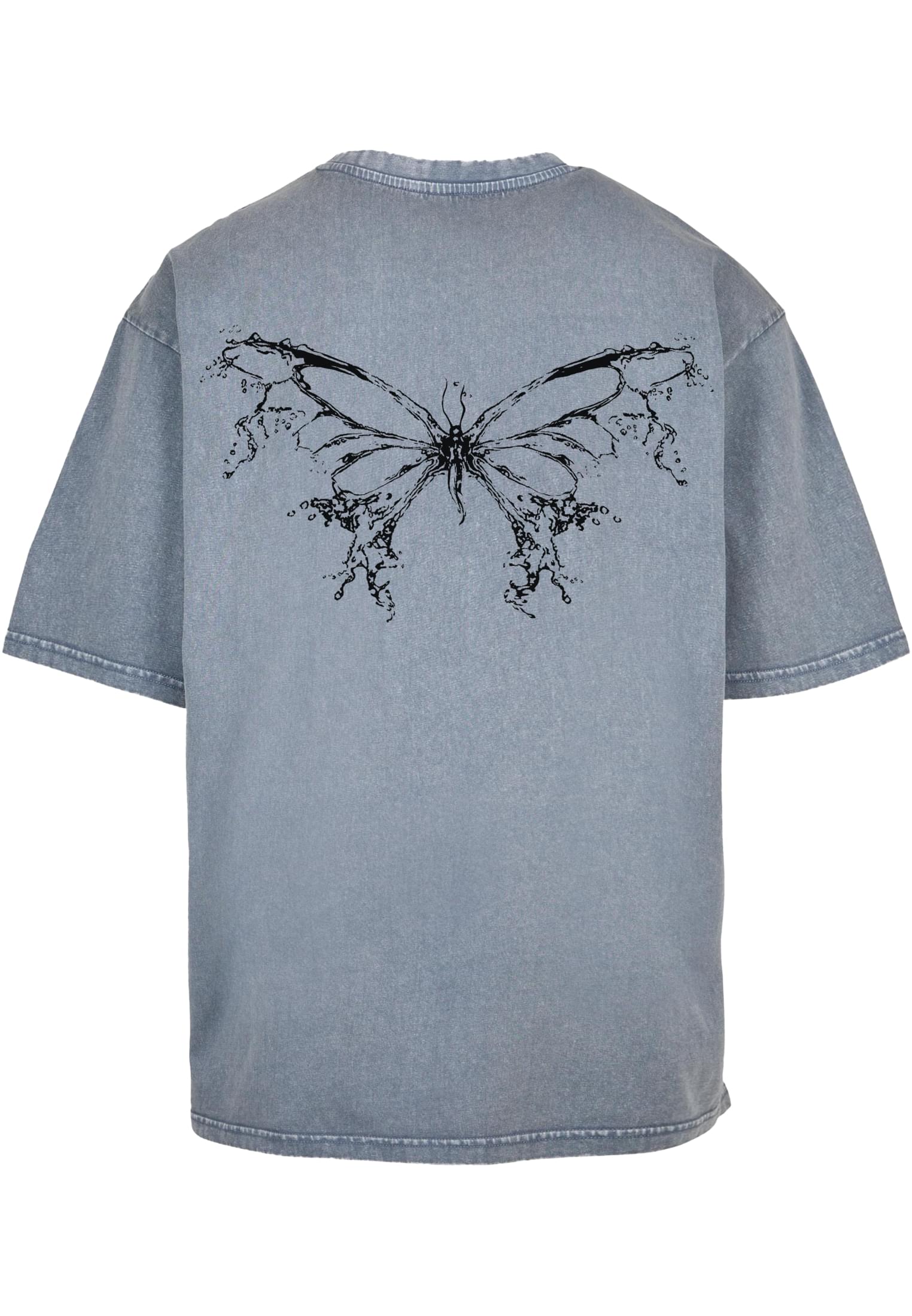 LY Acid Washed Tee Butterfly V.3