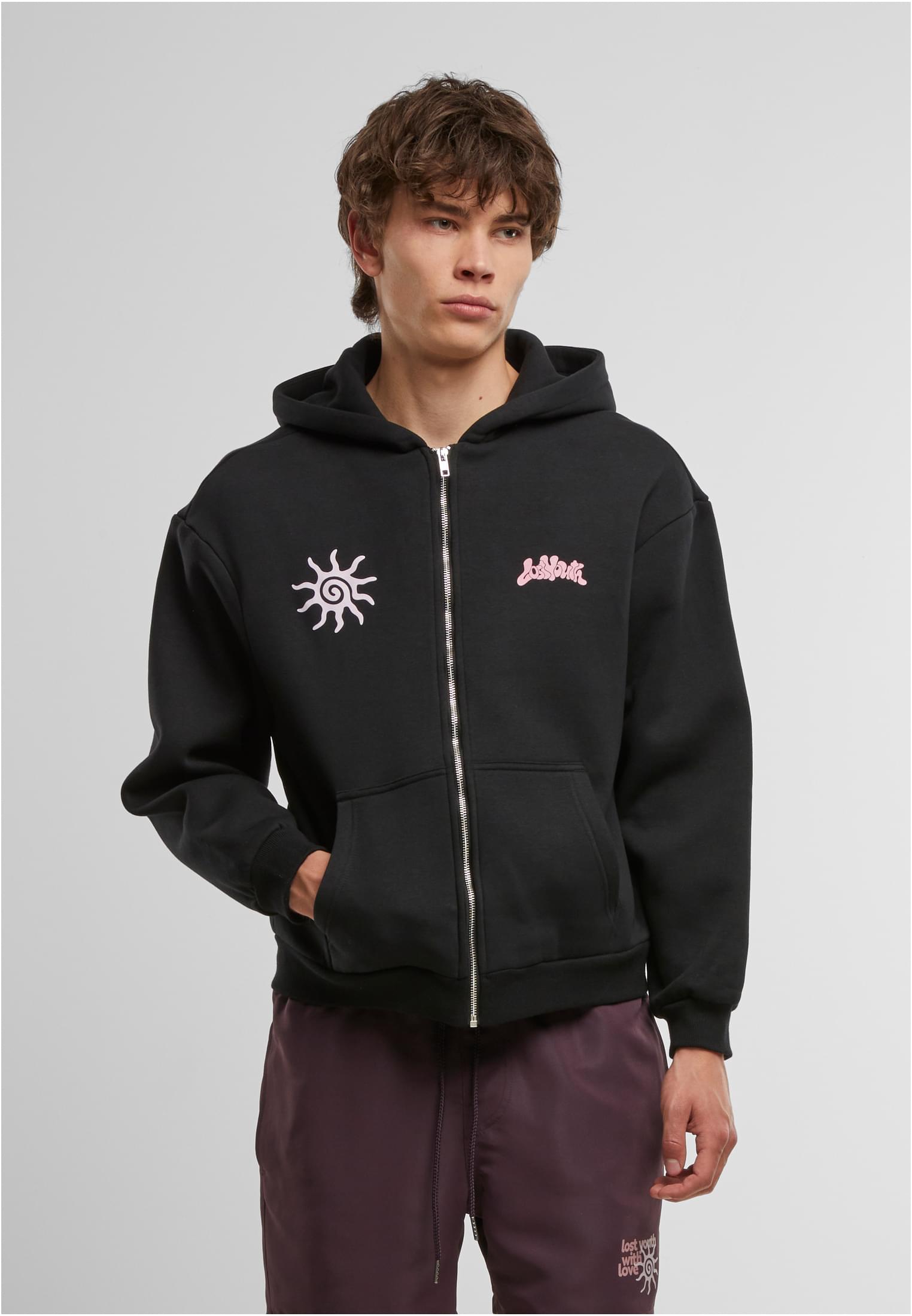 LY Oversized Zip Hoodie With Love