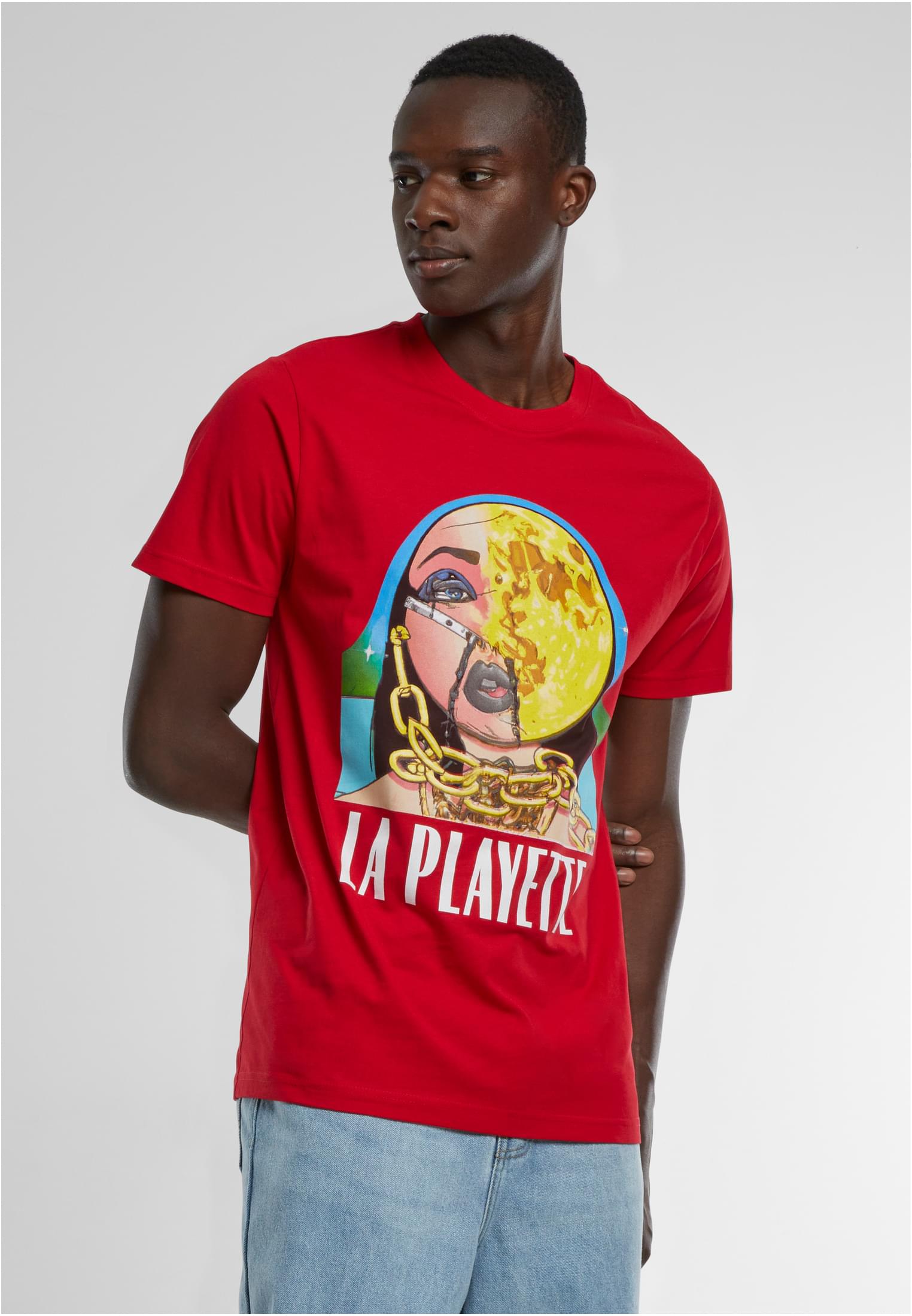 La Playette Tee cityred XXL - workoutbrands.com