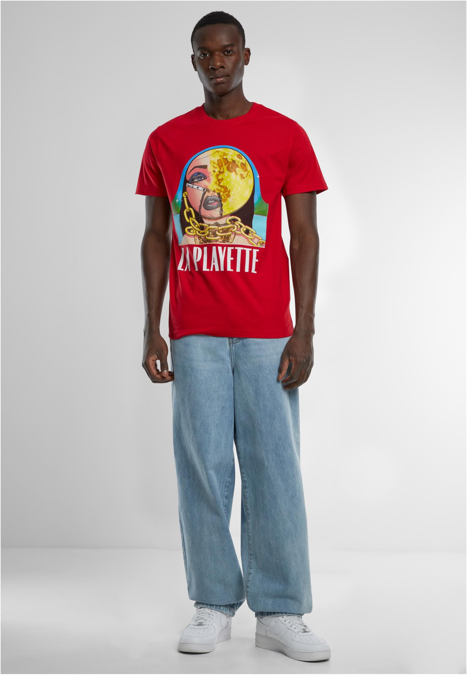 La Playette Tee cityred XXL - workoutbrands.com