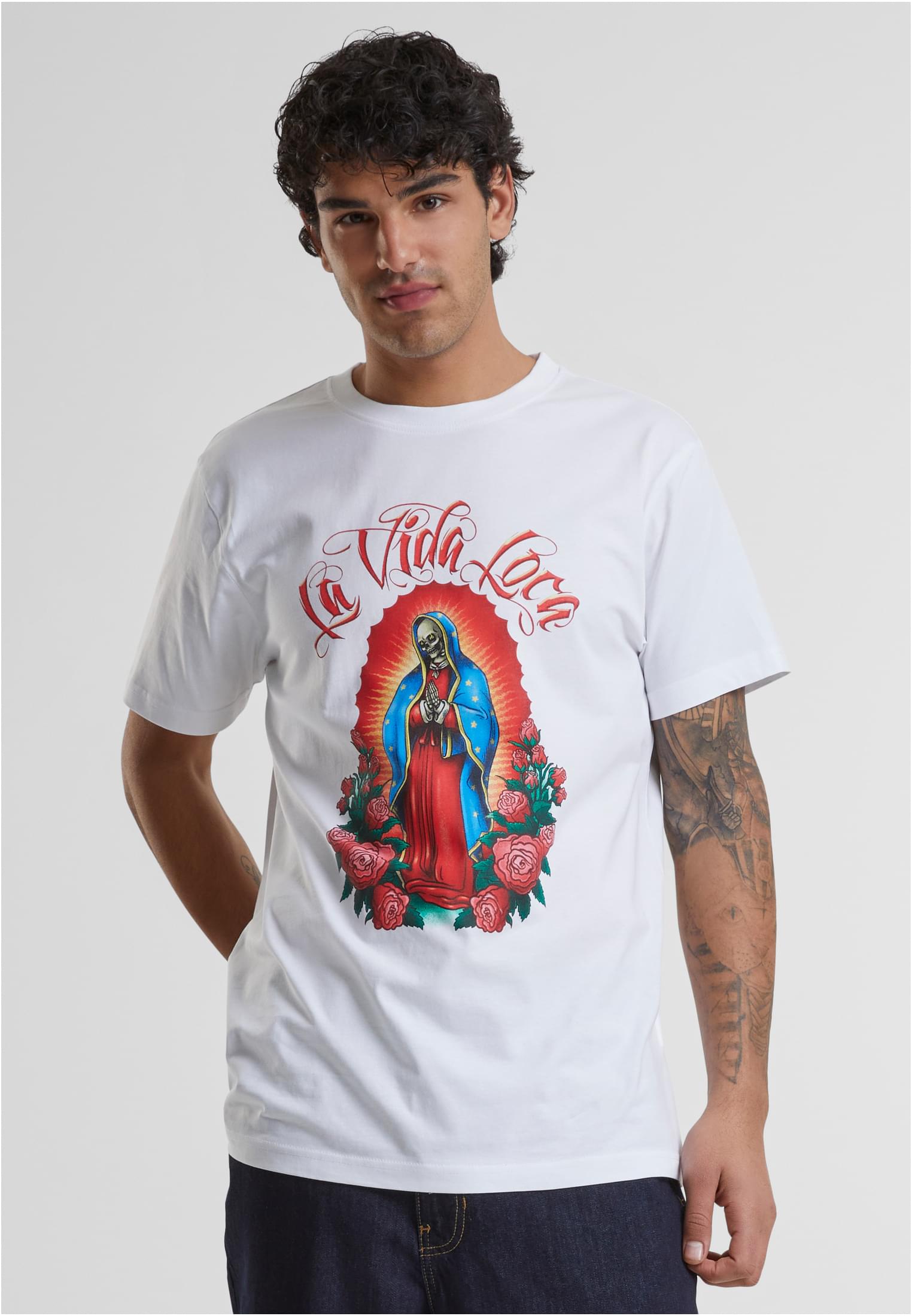 La Vida Loca Mary Tee white XXL - workoutbrands.com
