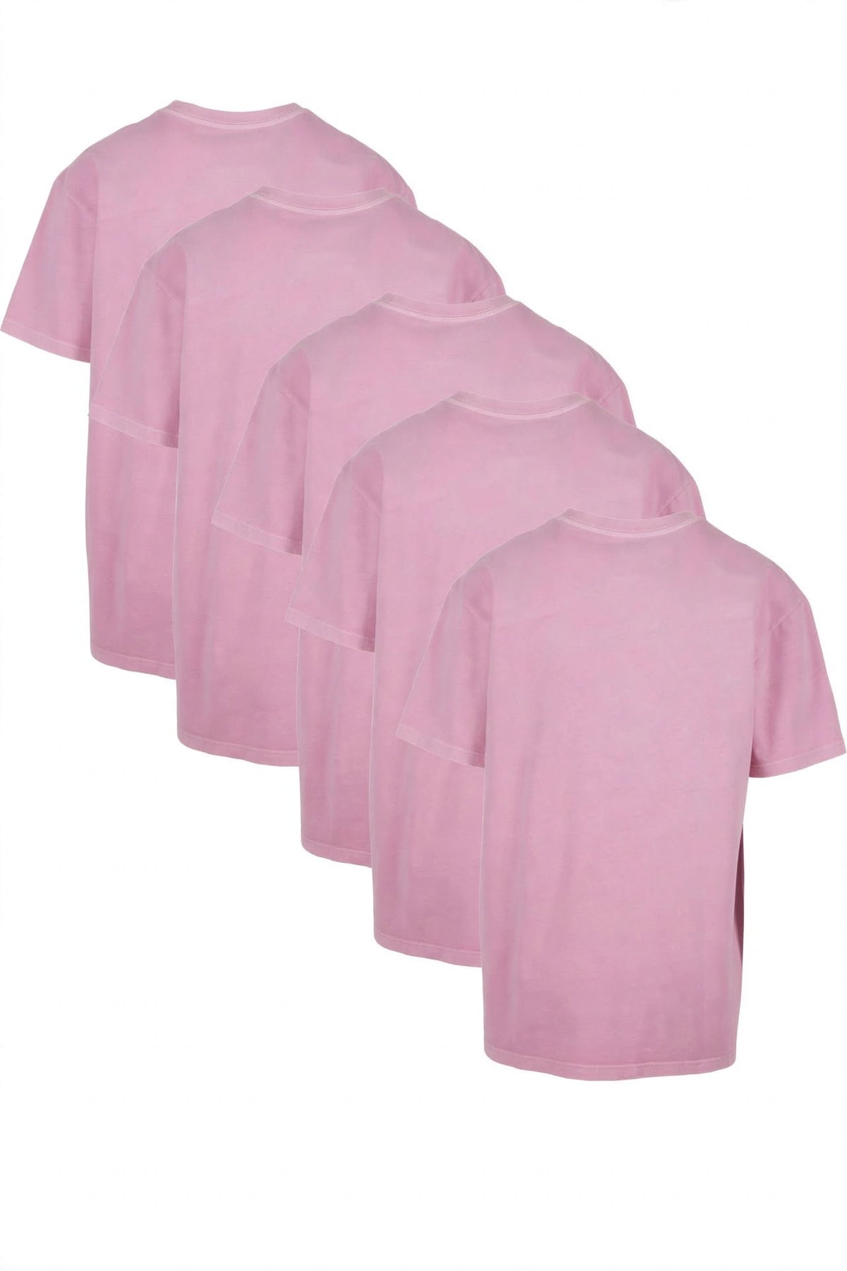 Acid Washed Heavy Oversize Tee - 5 Pack - workoutbrands.com