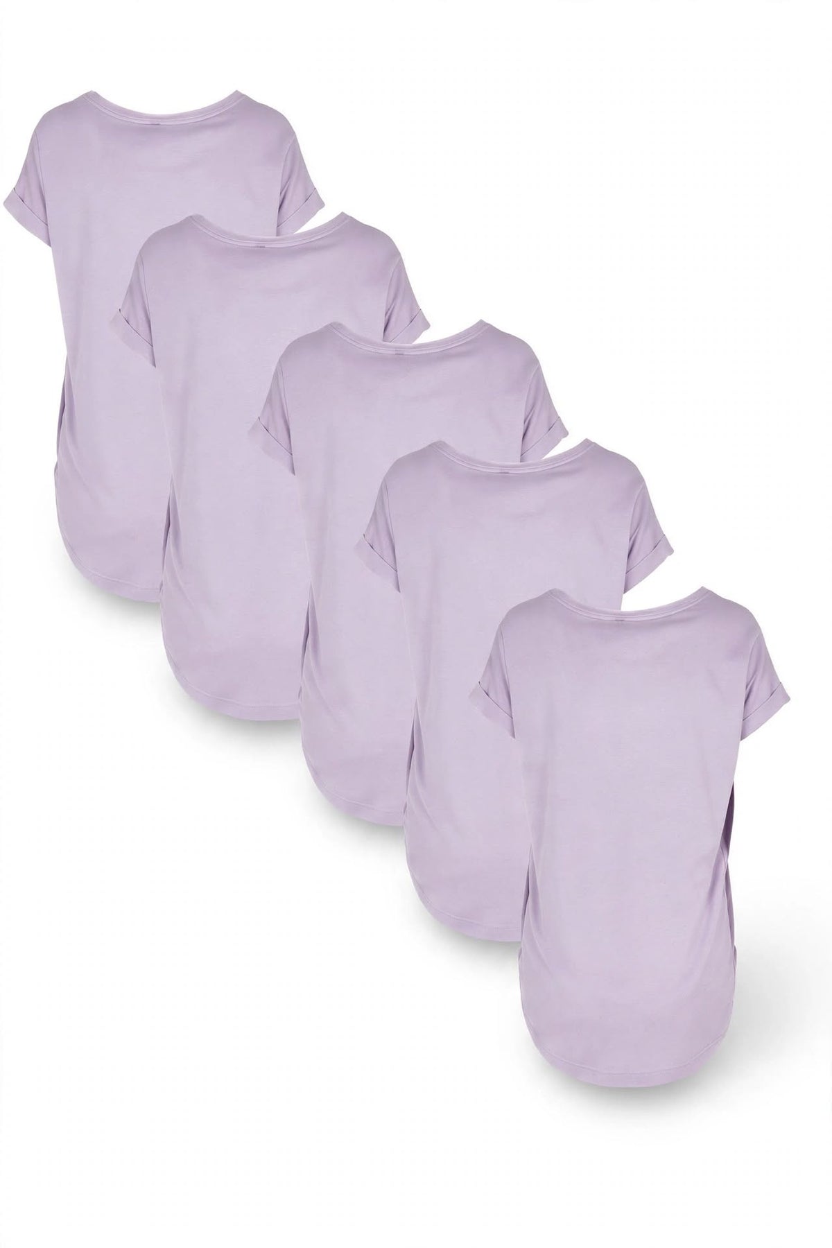 Ladies Long Slub Tee - 5 Pack - workoutbrands.com