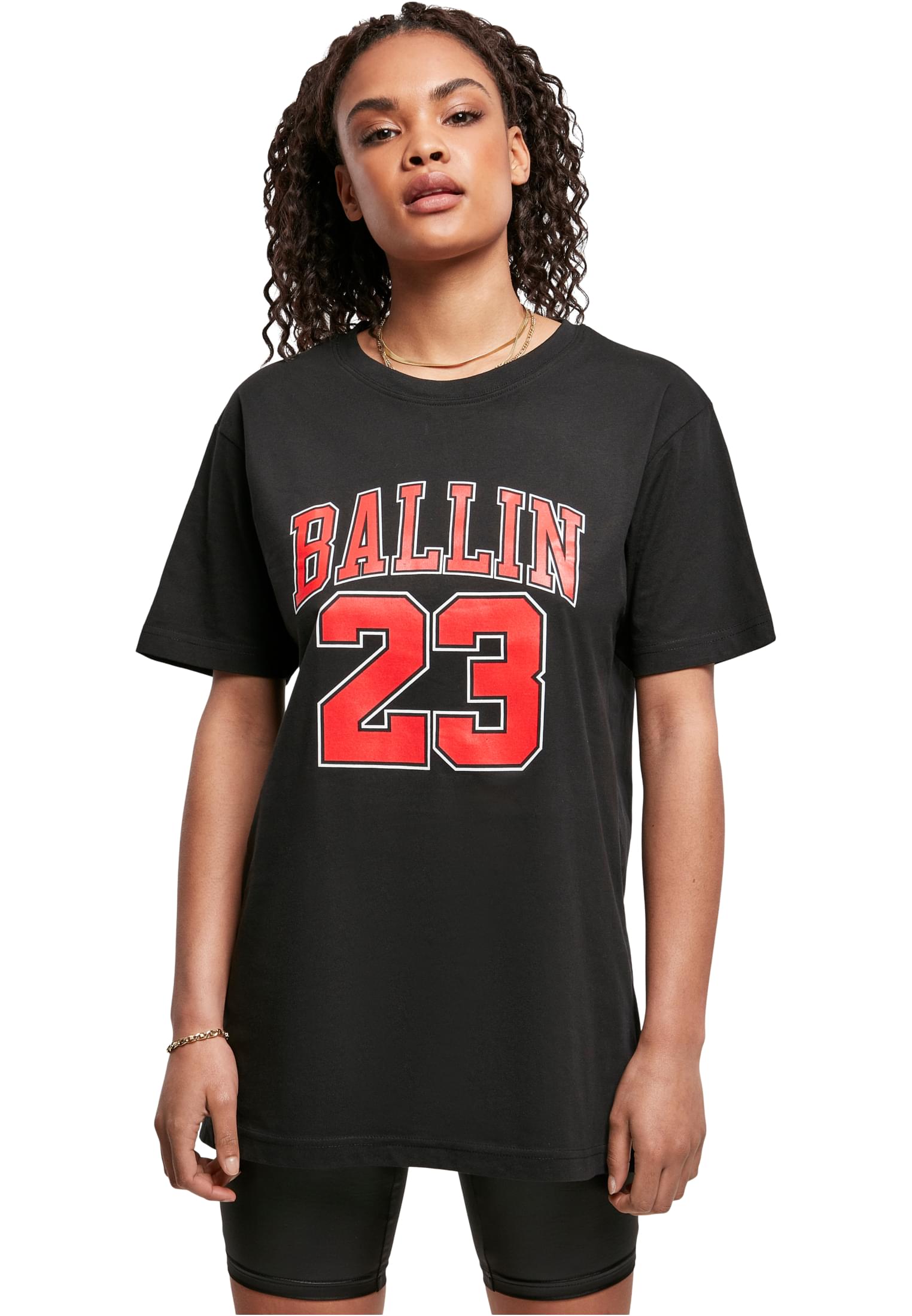 Ladies Ballin 23 Tee white XXL - workoutbrands.com