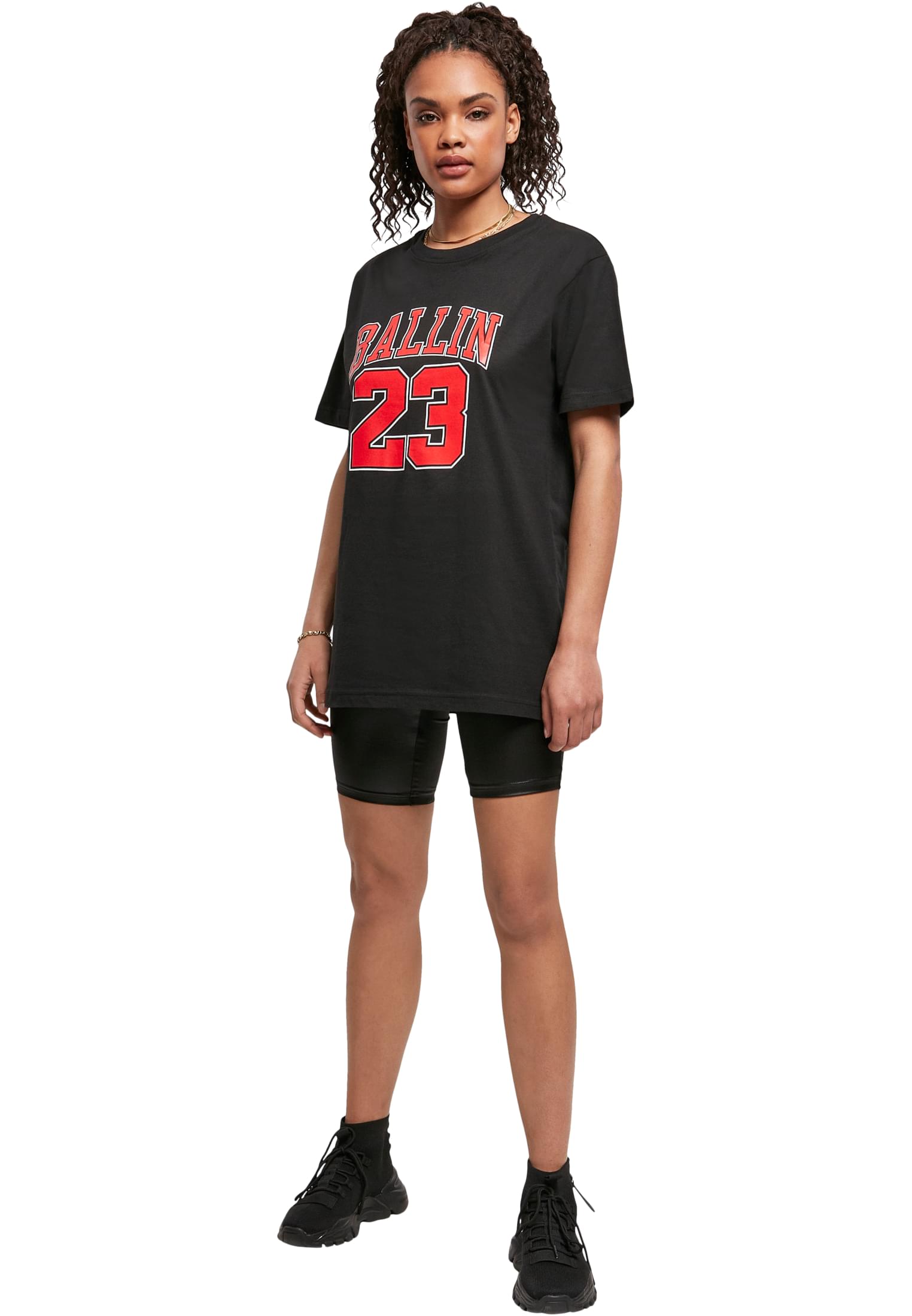 Ladies Ballin 23 Tee white XXL - workoutbrands.com