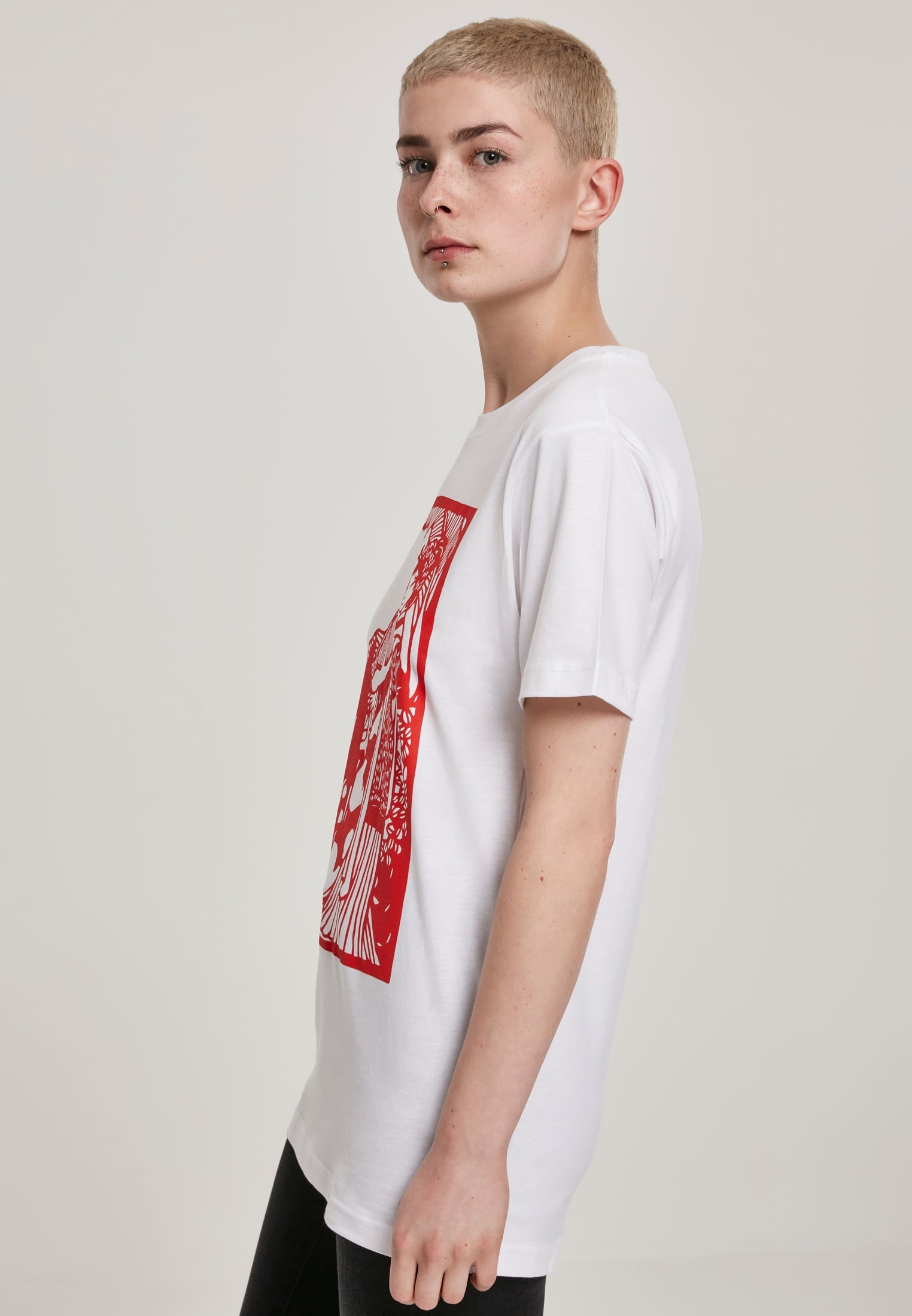 Ladies Chinese Beauty X Tee white XS - workoutbrands.com