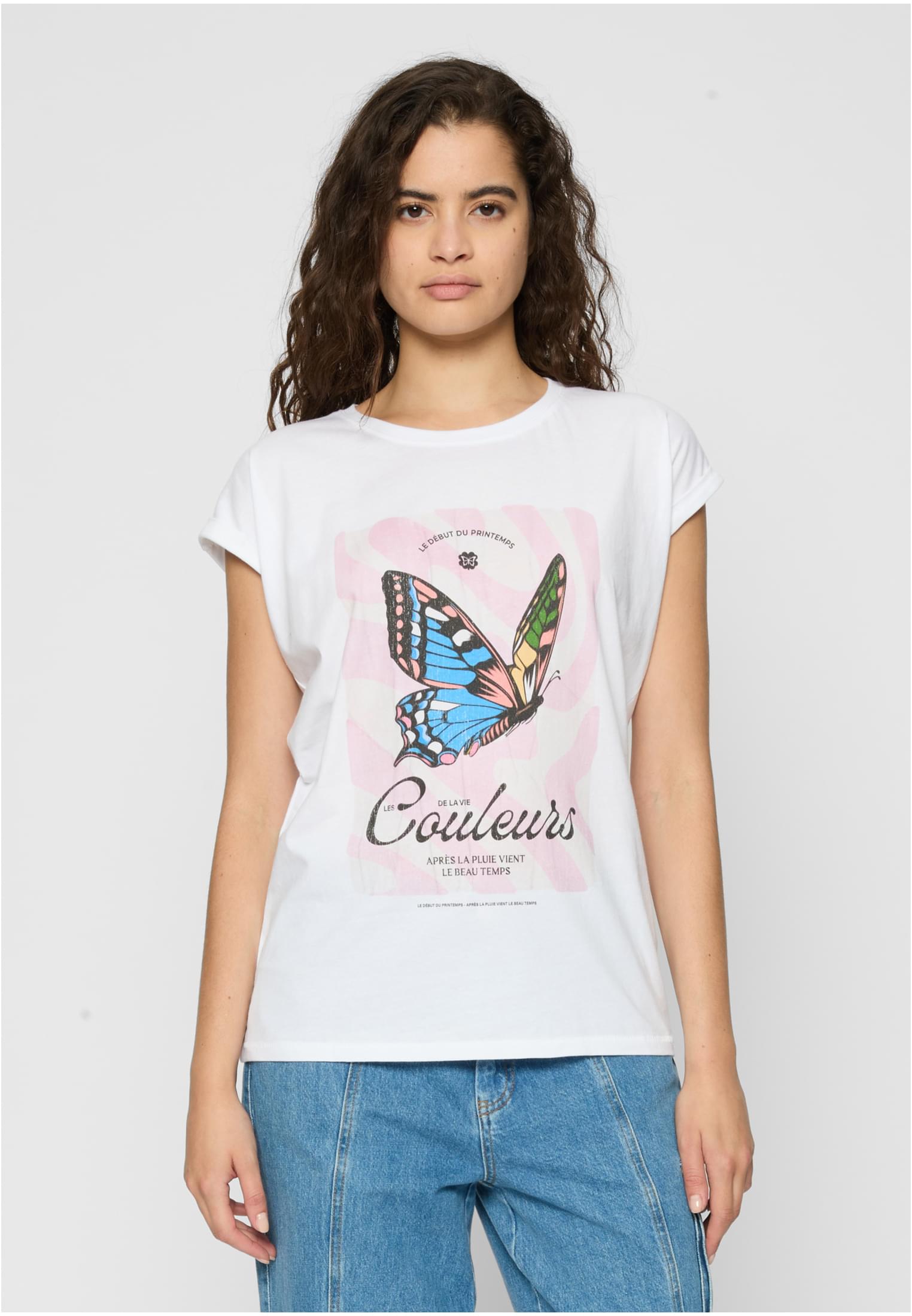 Ladies Couleurs Tee white XS - workoutbrands.com