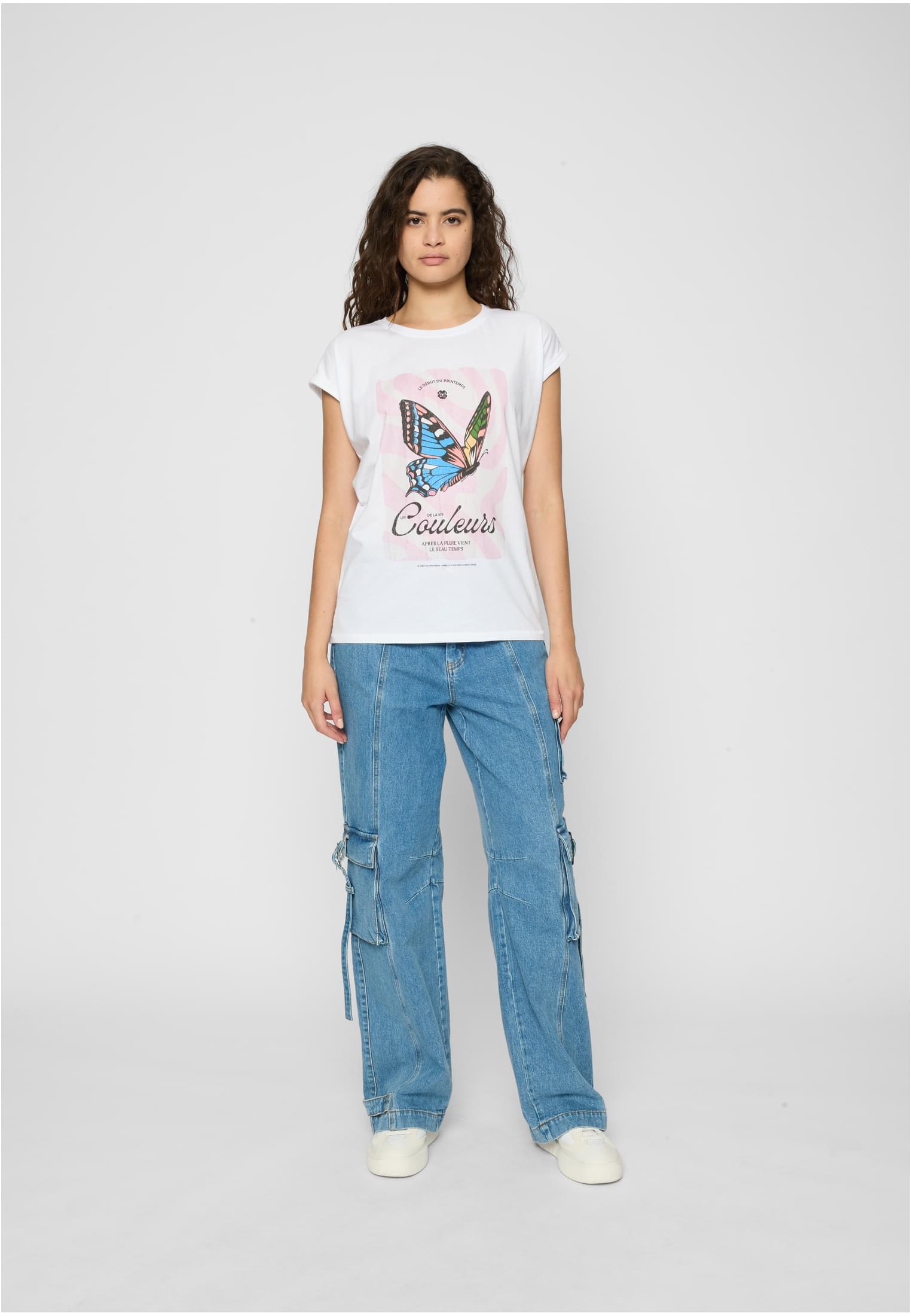 Ladies Couleurs Tee white XS - workoutbrands.com