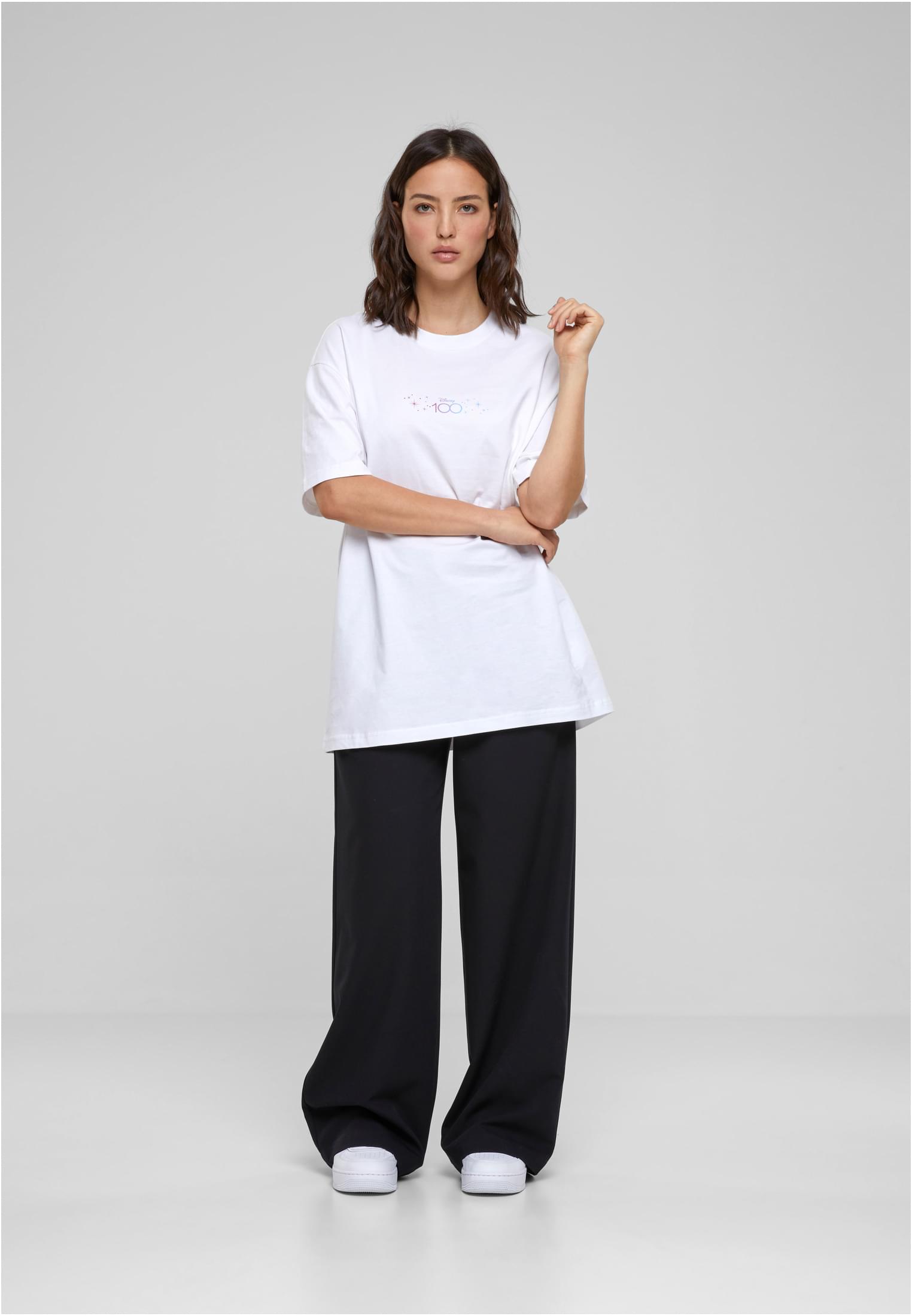 Ladies Disney 100 Castle Tee white XXL - workoutbrands.com