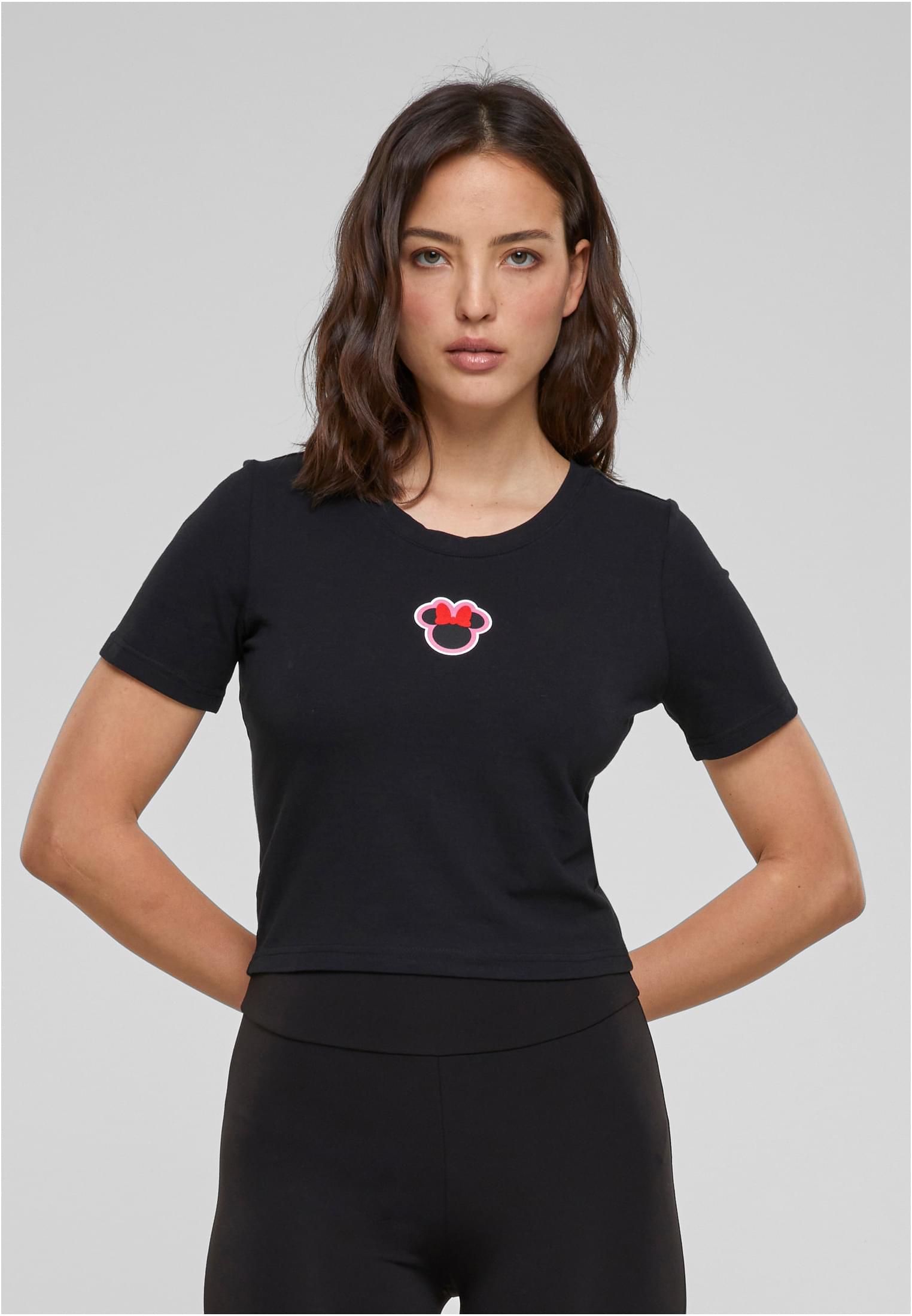 Ladies Disney 100 Minnie Badge Tee black XXL - workoutbrands.com