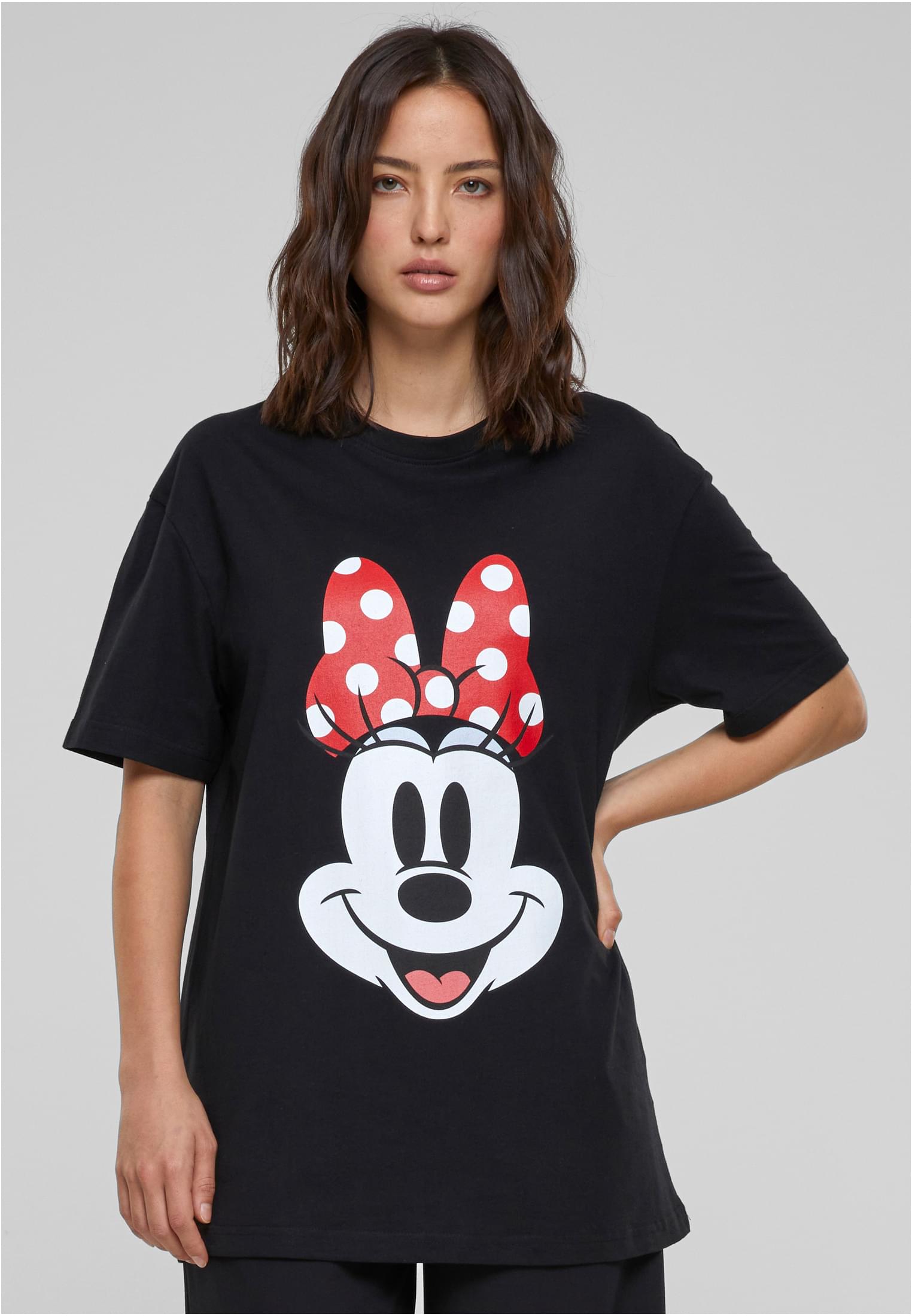 Ladies Disney 100 Minnie Smiles Tee black XXL - workoutbrands.com