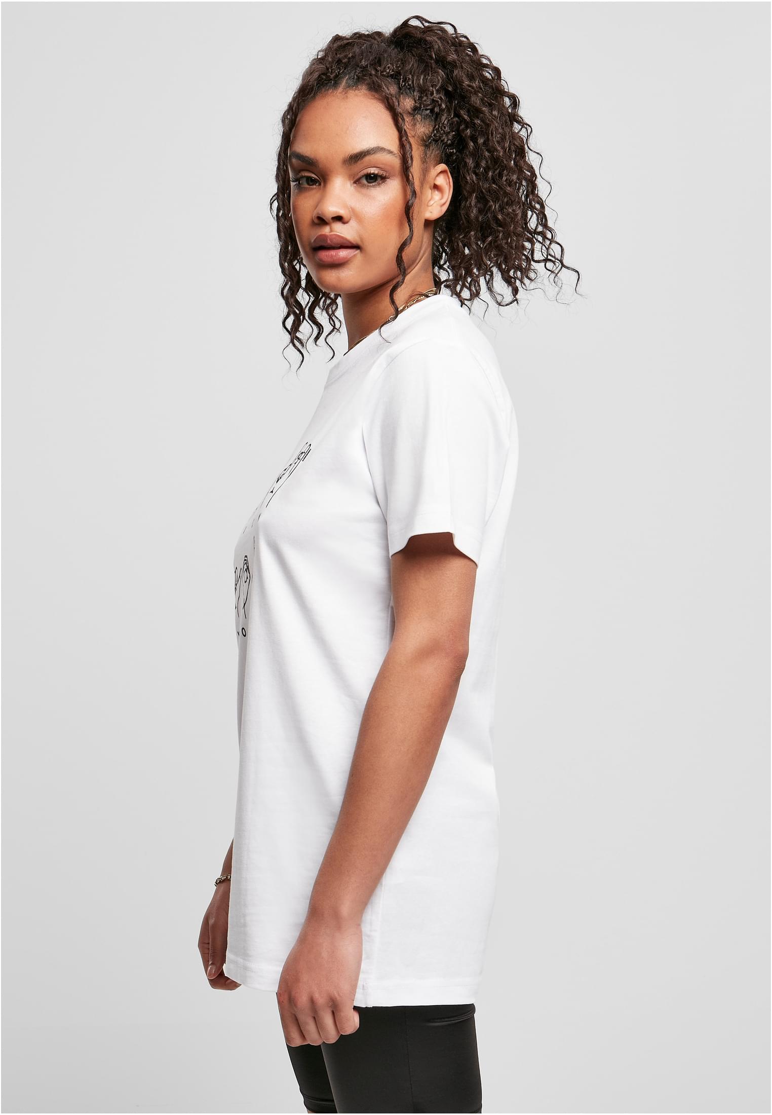 Ladies FU Sign Language Tee white XXL - workoutbrands.com