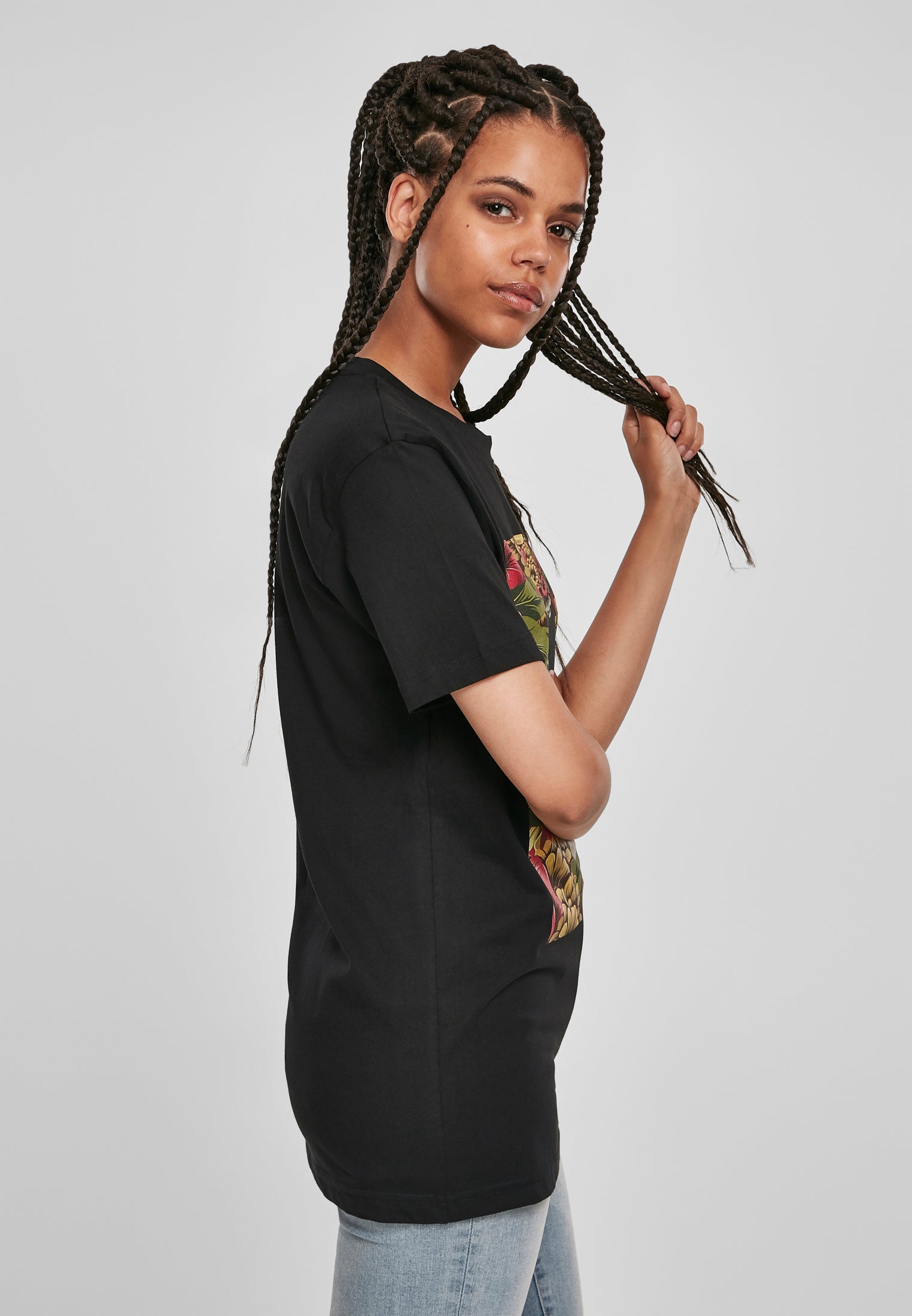 Ladies Frida Kahlo Portrait Tee black XS - workoutbrands.com