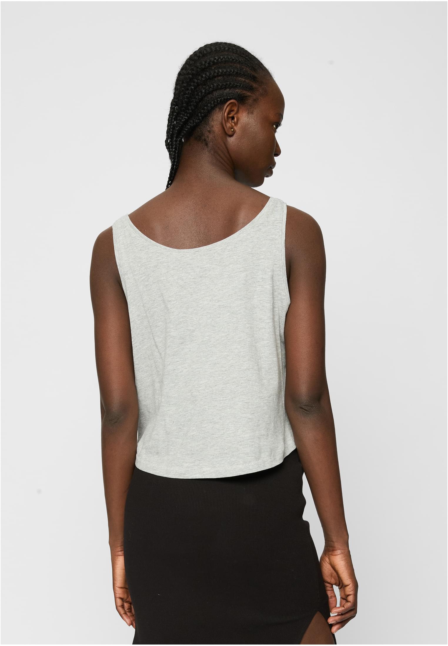 Ladies GRL PWR Tank heather grey XS - workoutbrands.com