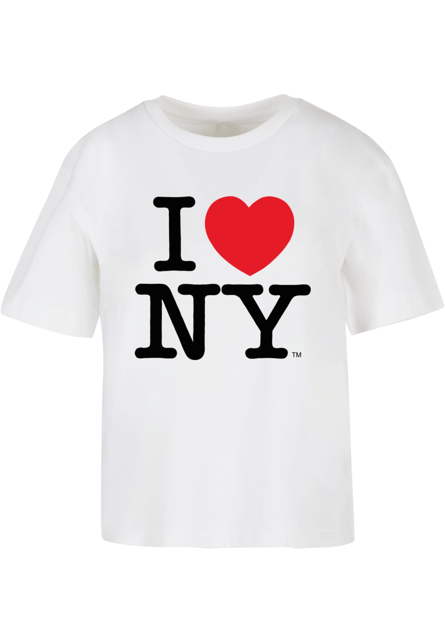 Ladies I Love NY Tee white XXL - workoutbrands.com