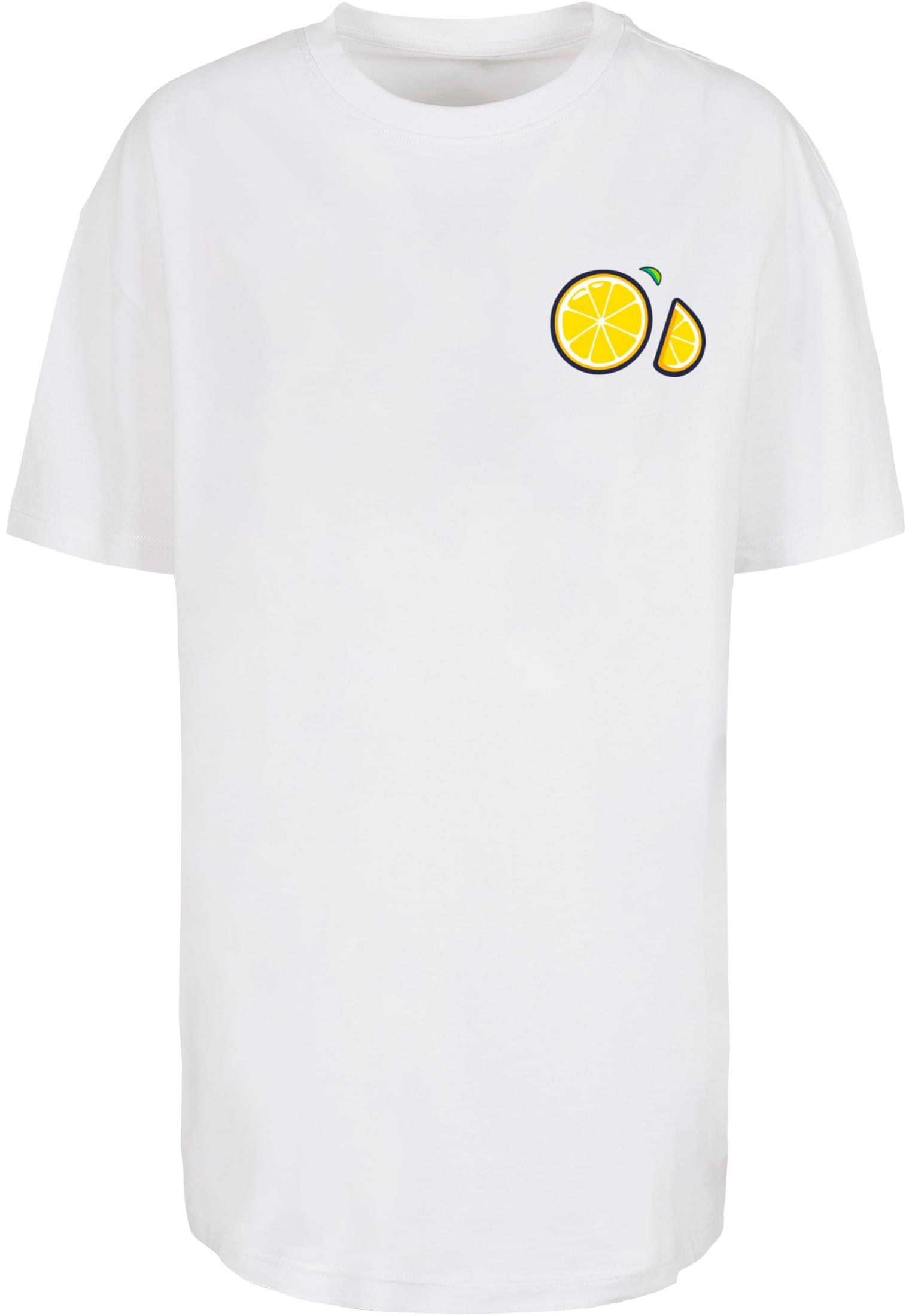 Ladies Lemon Party Oversized Tee white XXL - workoutbrands.com