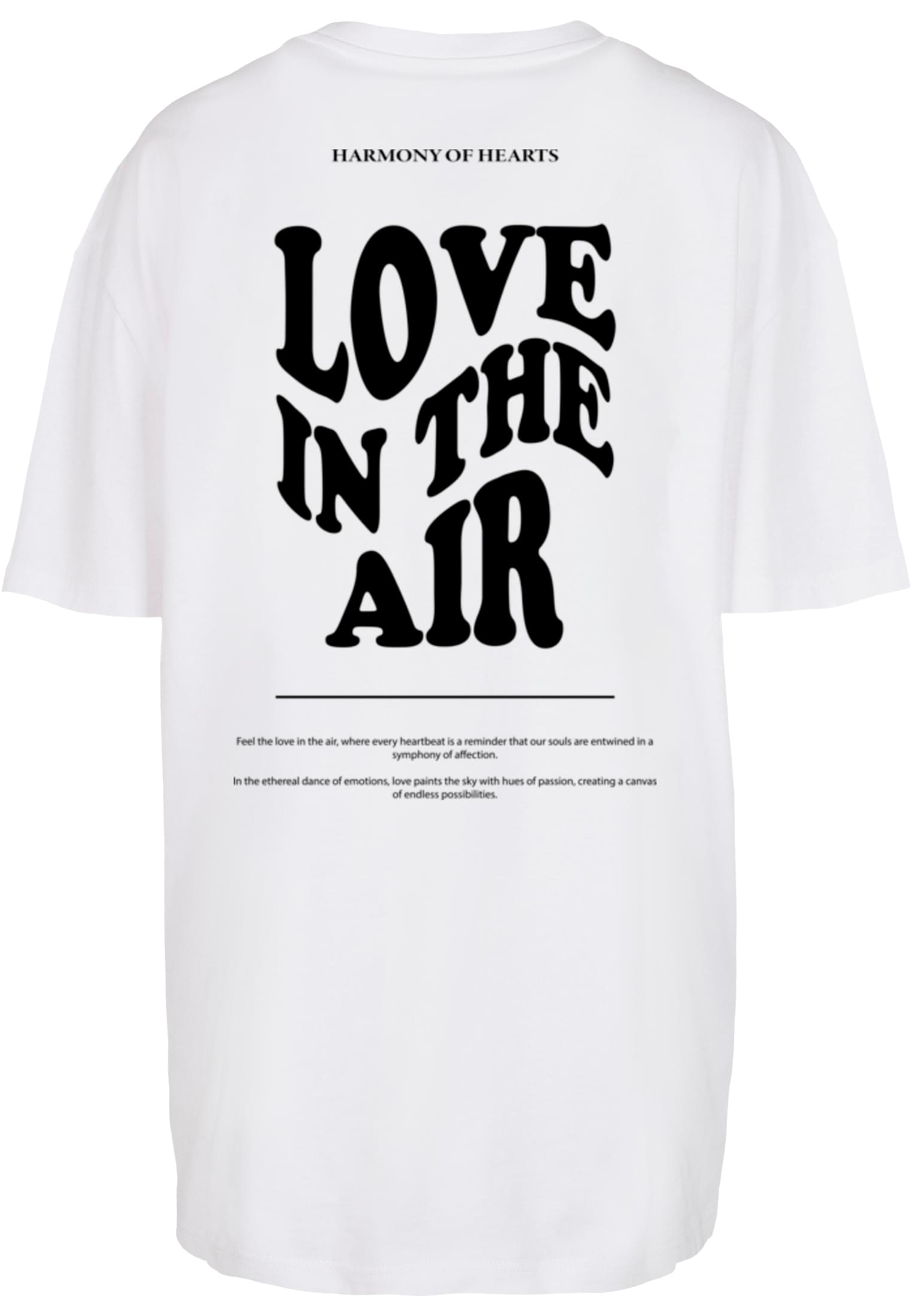 Ladies Love In The Air Oversized Boyfriend Tee white XXL - workoutbrands.com