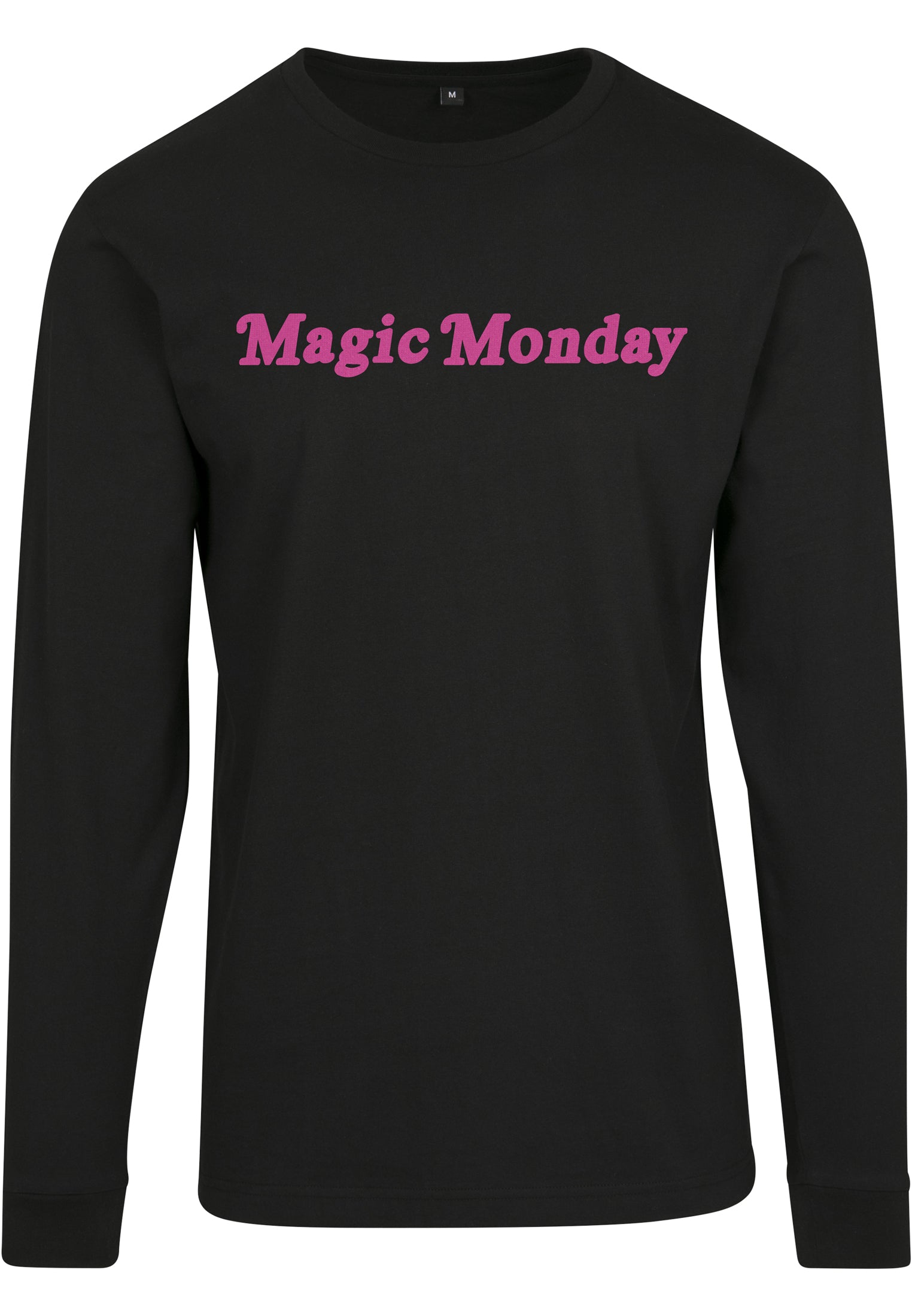 Ladies Magic Monday Slogan Longsleeve black XXL - workoutbrands.com
