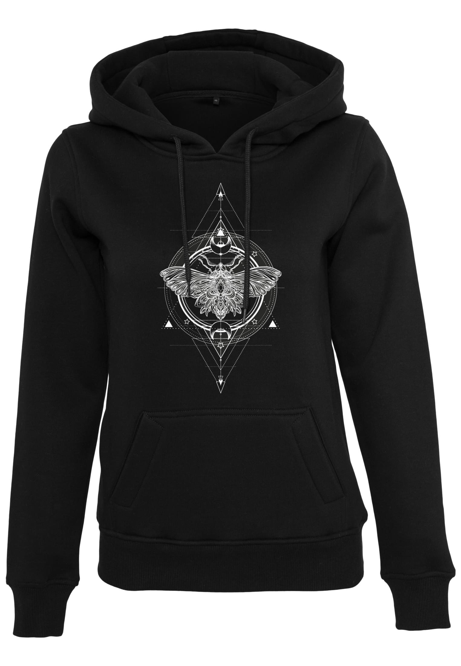 Ladies Moth Hoody heather grey XXL - workoutbrands.com