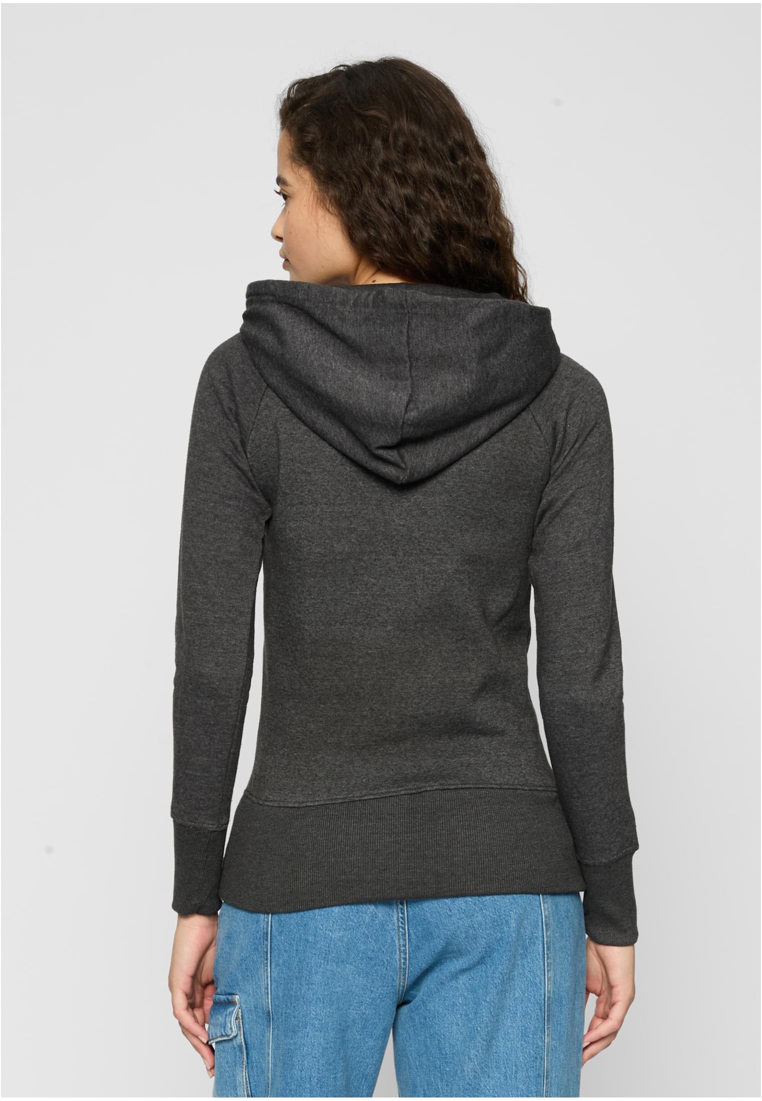 Ladies Never On Time Hoody grey XS - workoutbrands.com