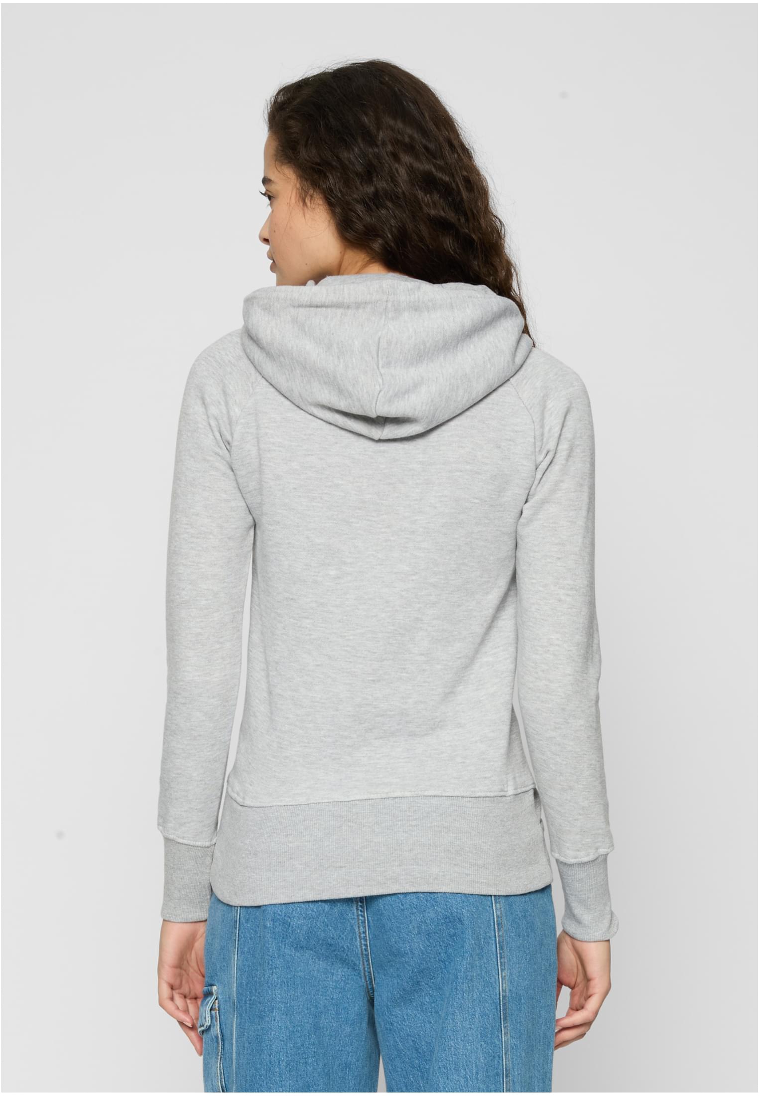 Ladies Never On Time Hoody grey XS - workoutbrands.com