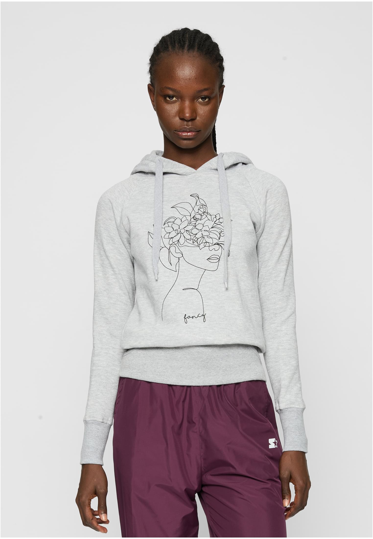 Ladies One Line Fruit Hoody grey XS - workoutbrands.com