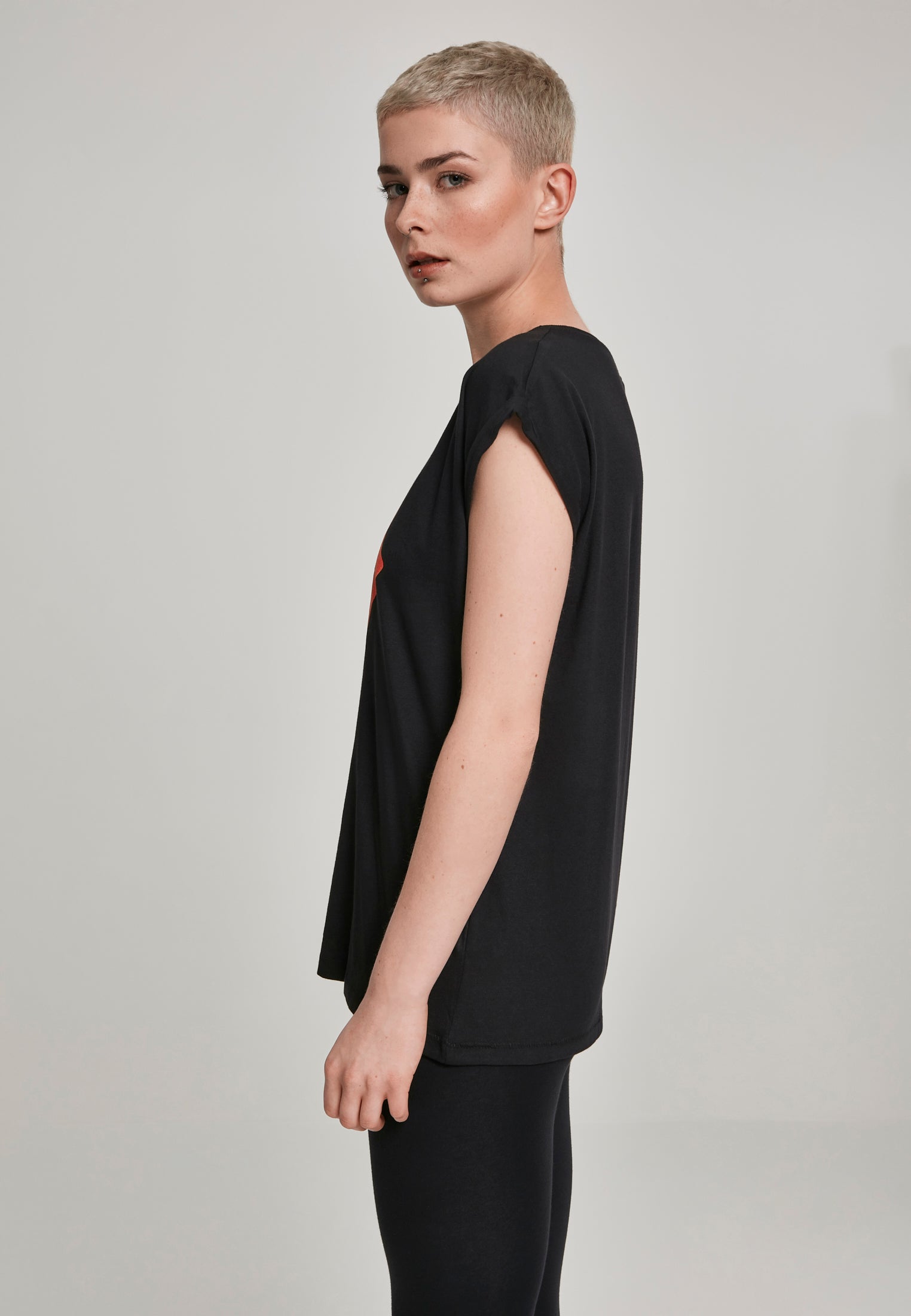 Ladies Rolling Stones Tongue Tee black XXL - workoutbrands.com