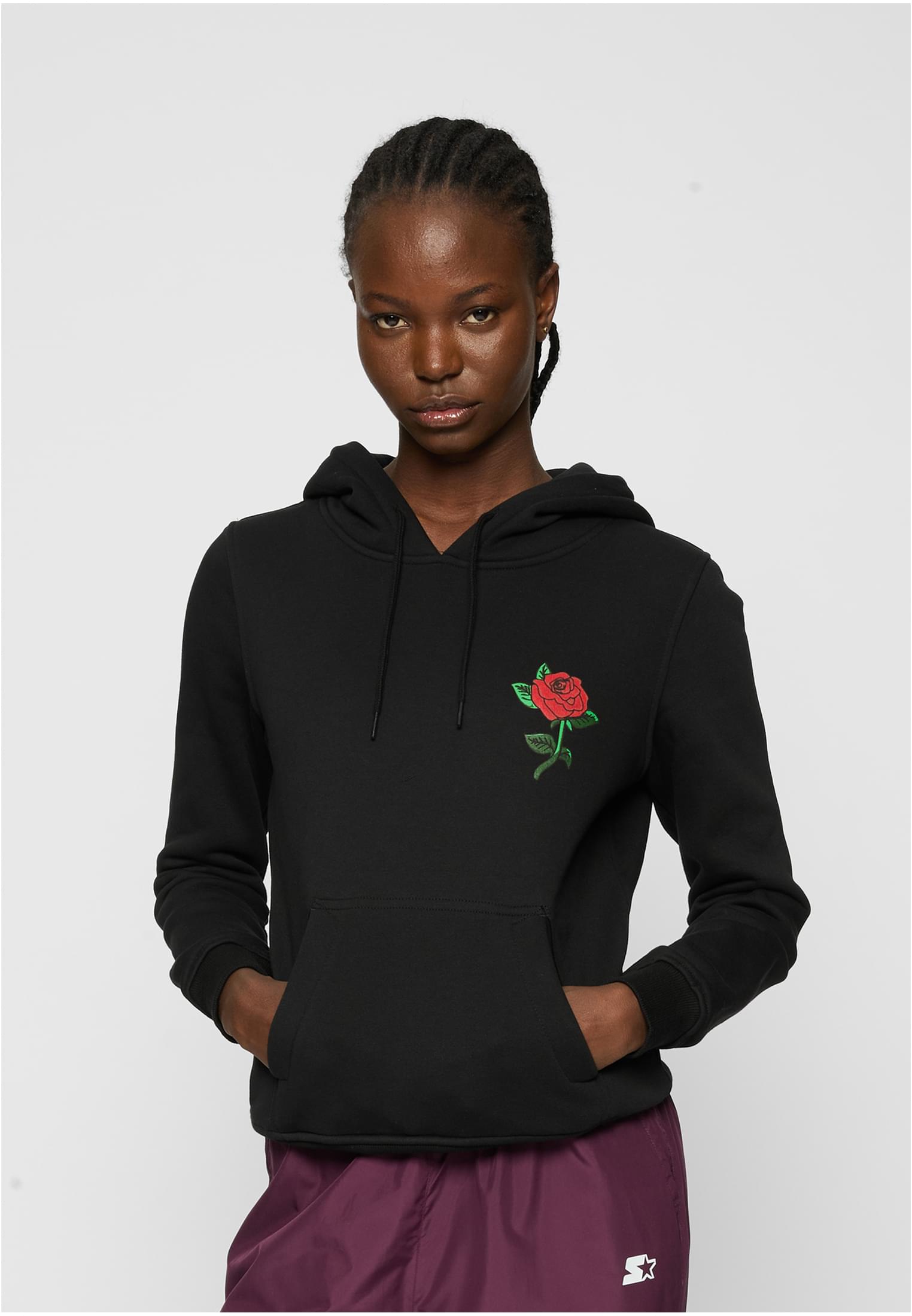 Ladies Rose Hoody black XS - workoutbrands.com