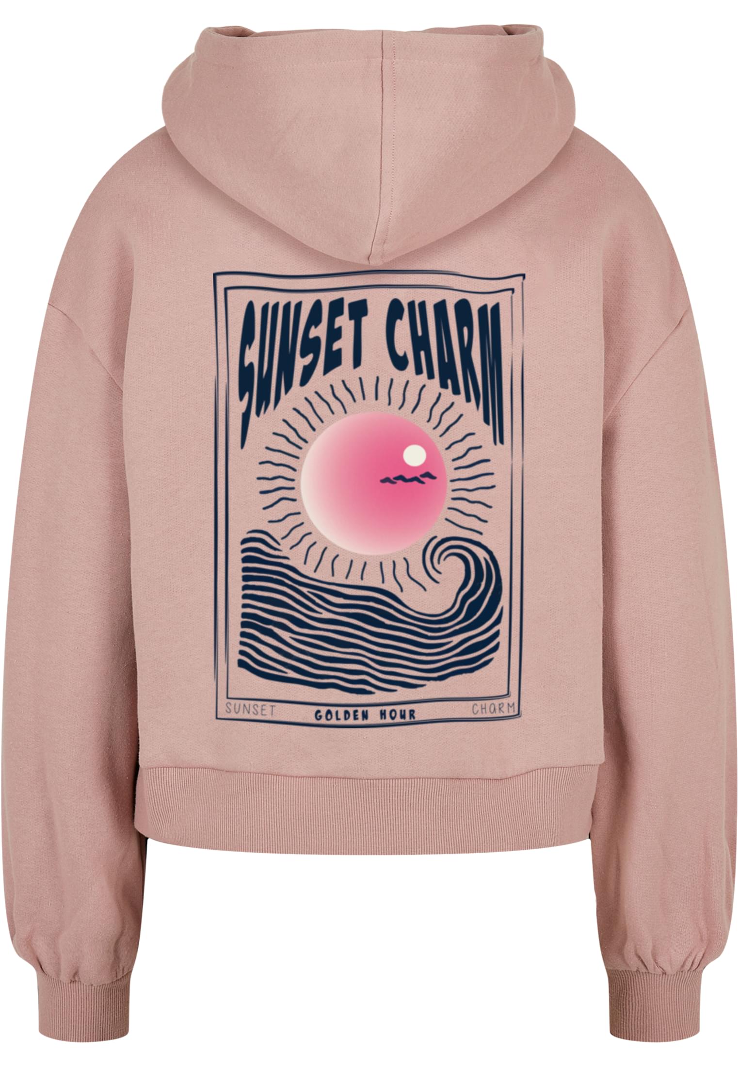 Ladies Sunset Charm Oversized Hoody softyellow XXL - workoutbrands.com