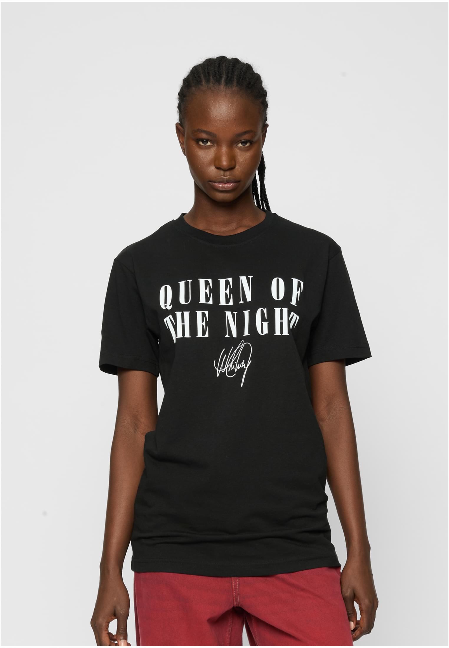 Ladies Whitney Queen Of The Night Tee black XS - workoutbrands.com