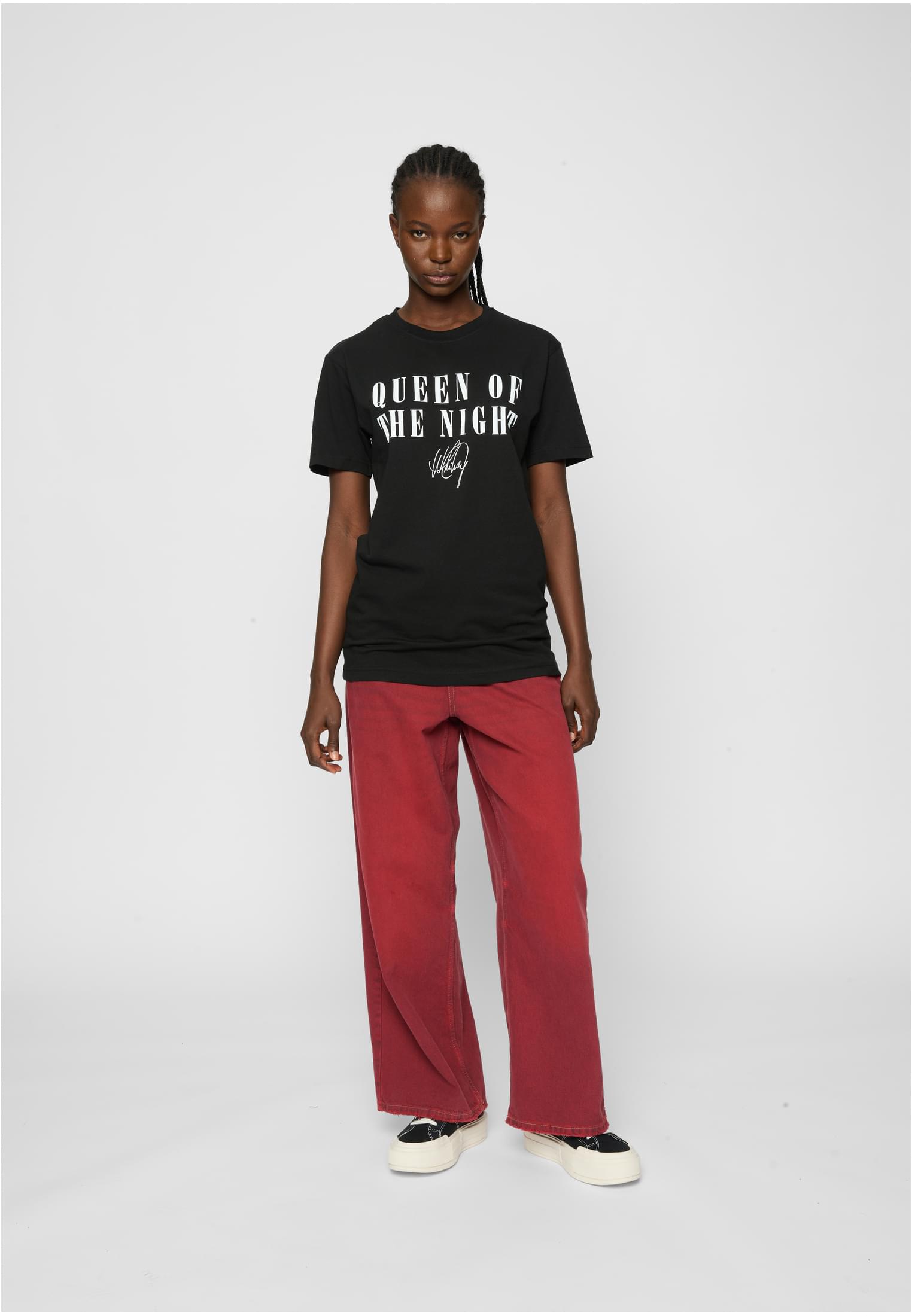 Ladies Whitney Queen Of The Night Tee black XS - workoutbrands.com