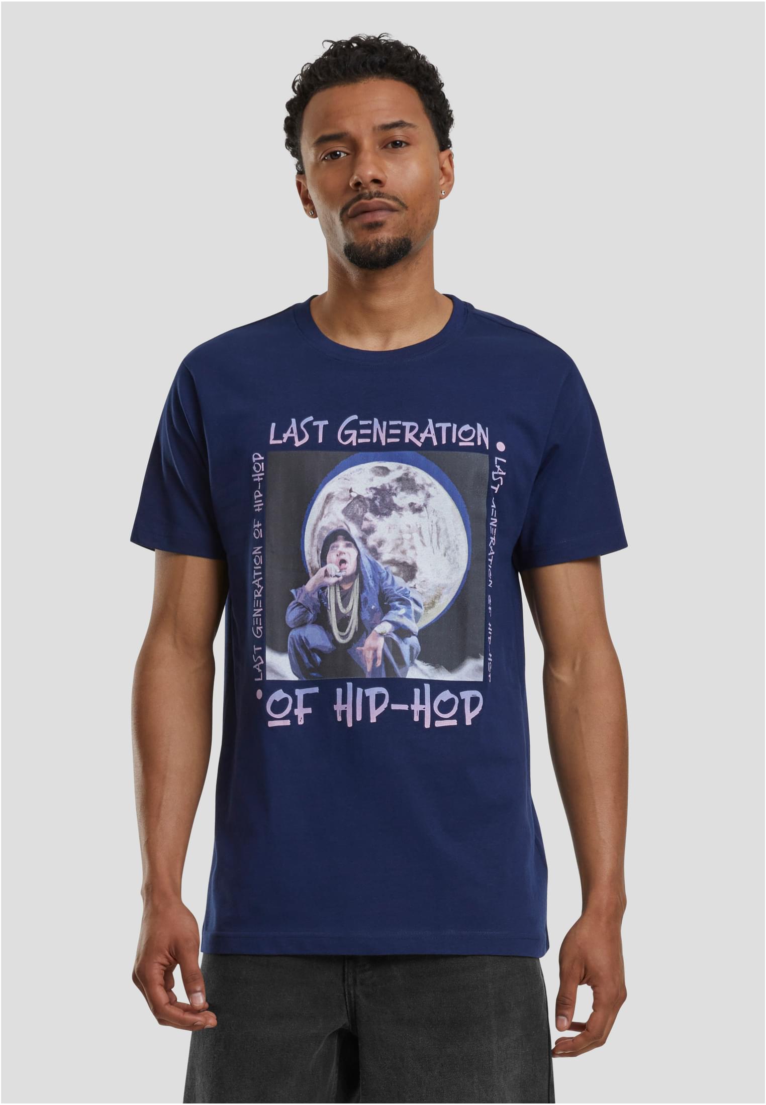 Last Generation Hip Hop Tee light navy XXL - workoutbrands.com