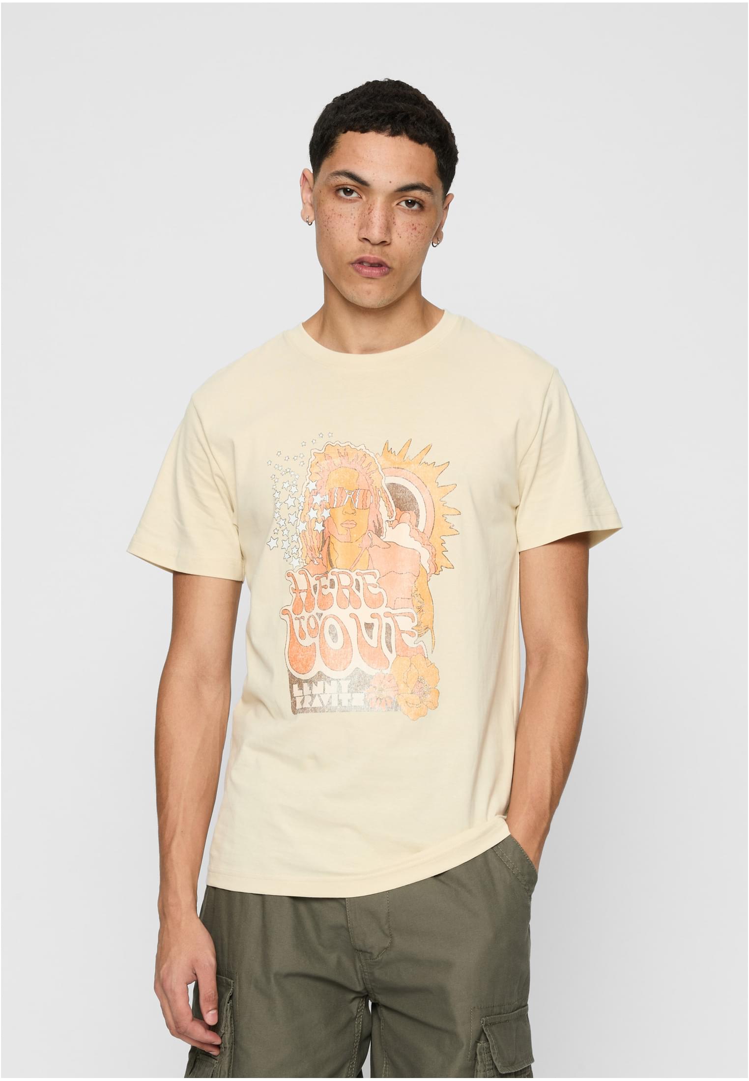Lenny Kravitz Tee sand XXL - workoutbrands.com