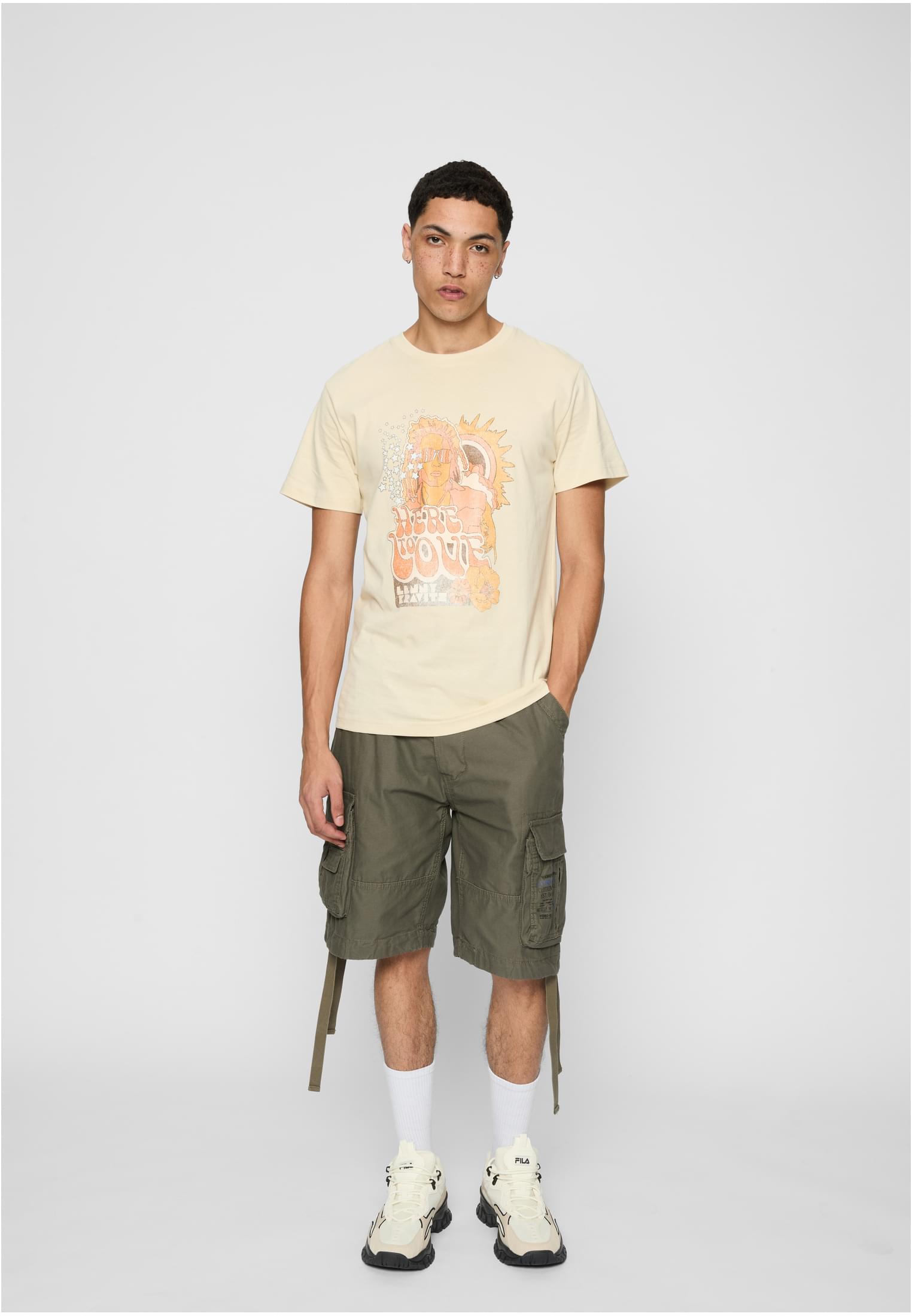 Lenny Kravitz Tee sand XXL - workoutbrands.com