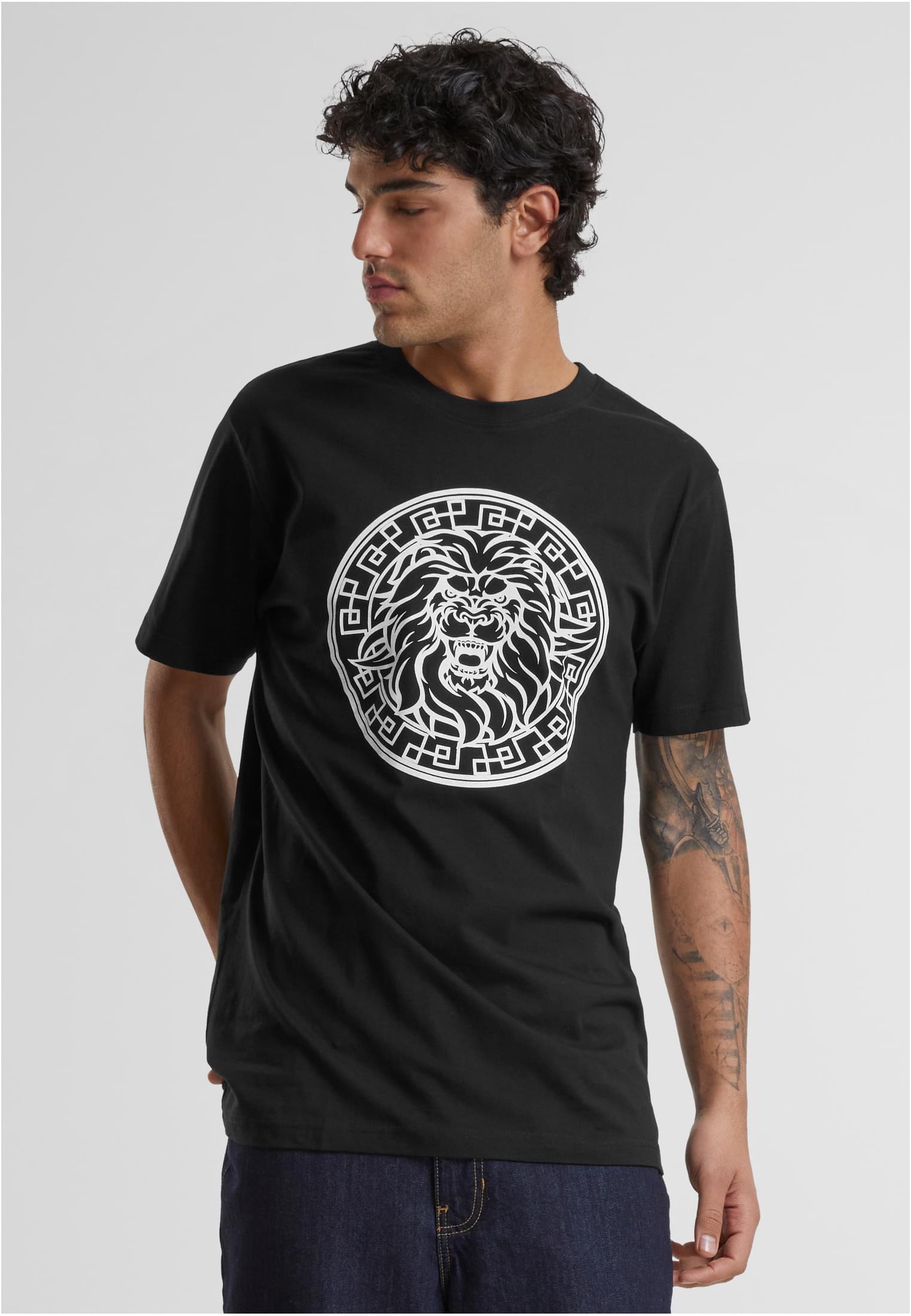 Lion Face Tee black XXL - workoutbrands.com